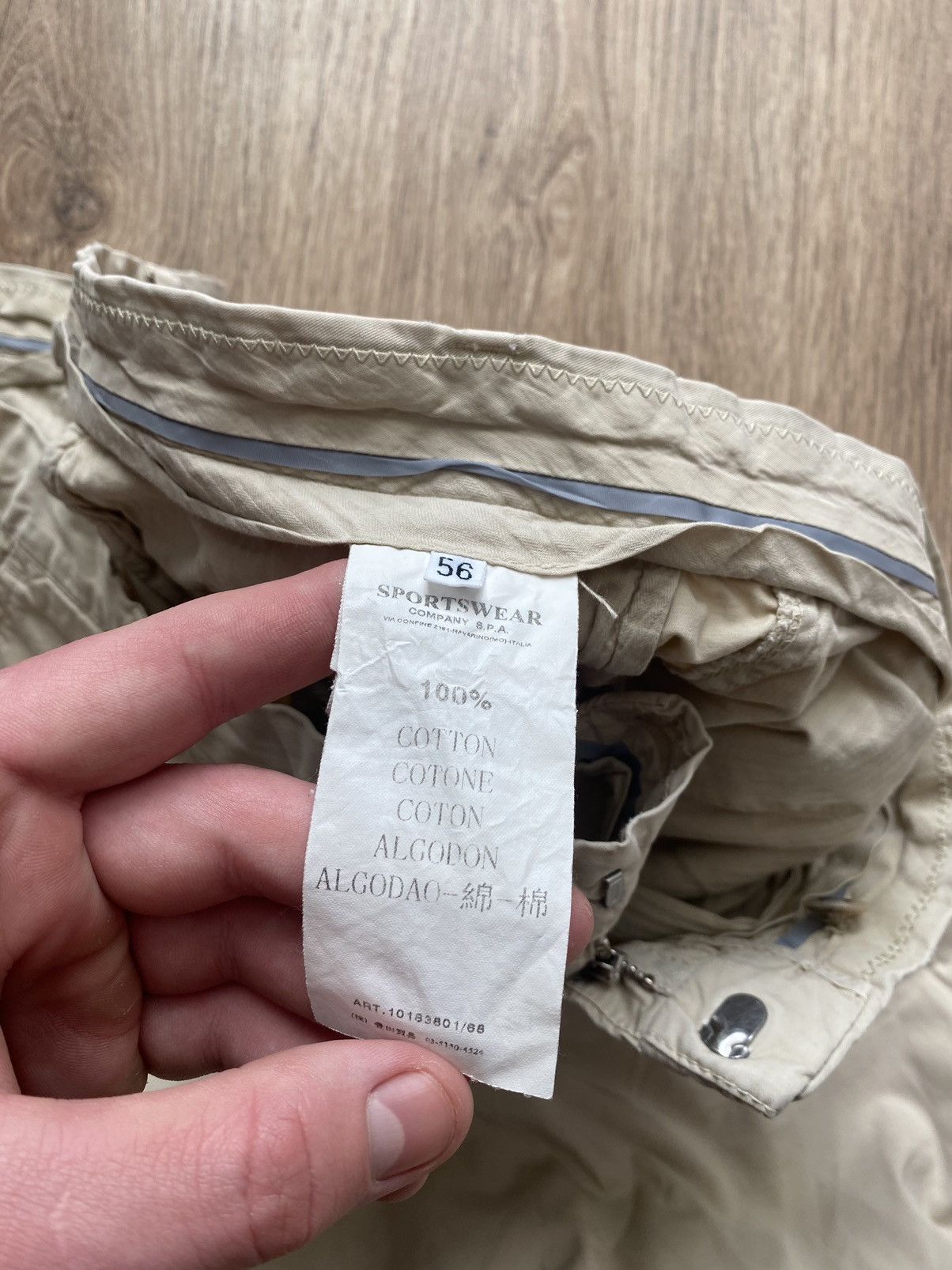 C.P. Company × Vintage Vintage C.P. Company by Massimo Osti baggy beige pants Size US 38 / EU 54 - 5 Thumbnail