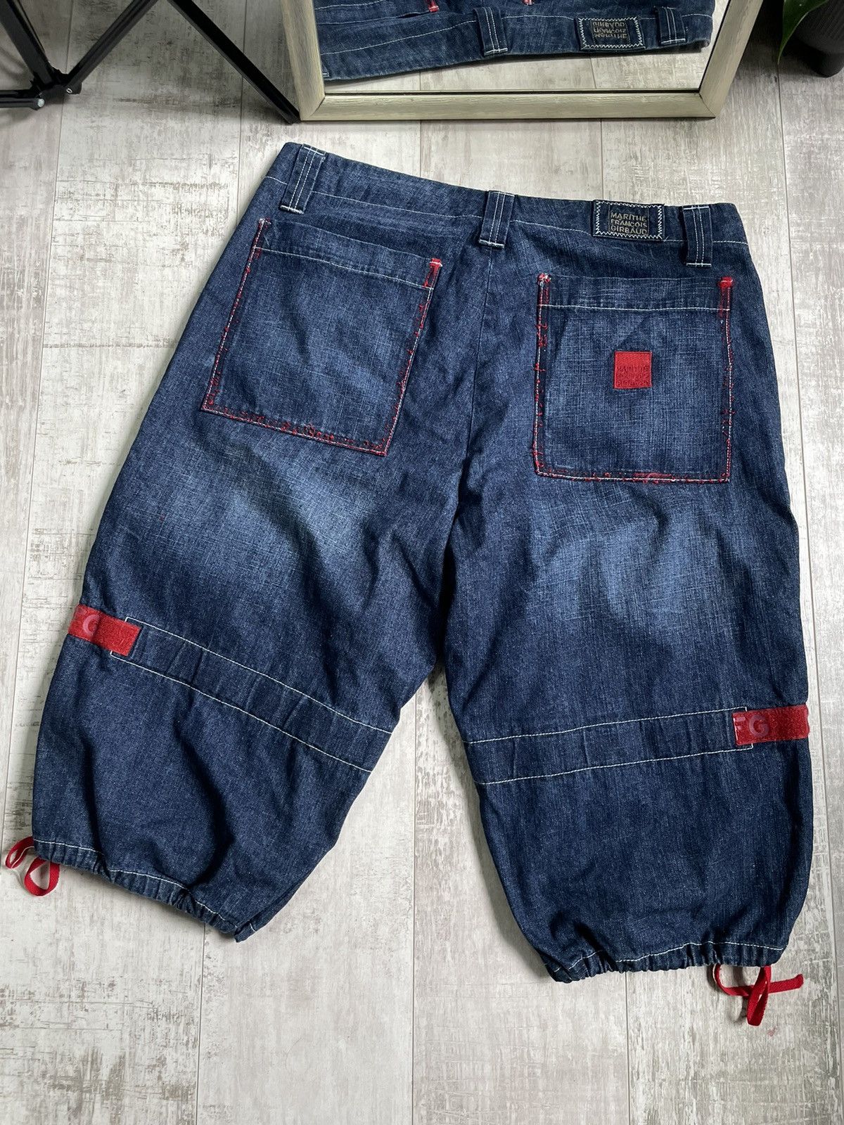 Marithe + Francois Girbaud Vintage Marithe + Francois Girbaud Shorts Denim Y2K RARE Size US 40 / EU 56 - 2 Thumbnail