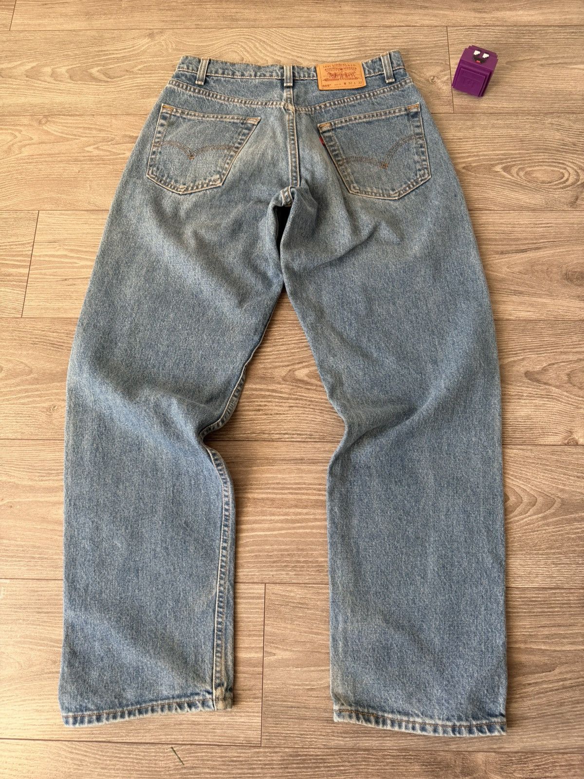 Levi's ‼️Vintage Levi’s Grey 565 Red Tab Denim Made in USA🇺🇸Jeans‼️ Size US 32 / EU 48 - 2 Thumbnail