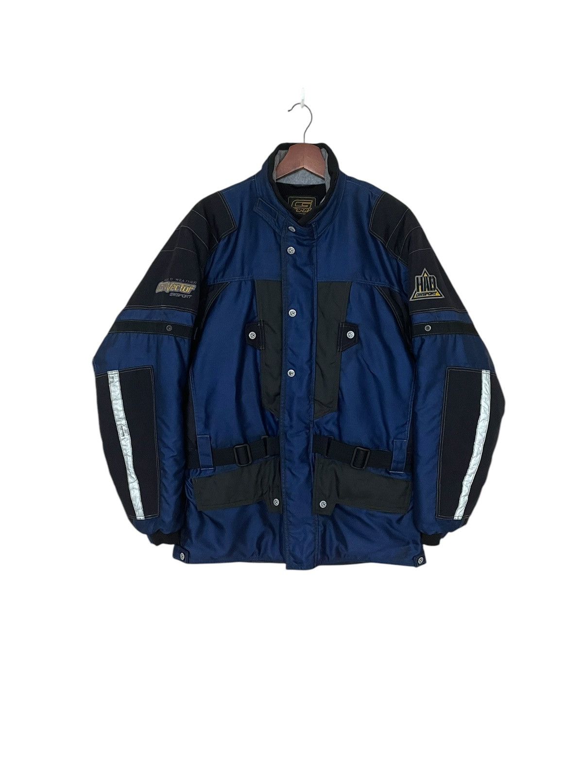 Vintage Vintage Brand Gw Sport Goldwin Motorcycle Jacket 1990s Size US M / EU 48-50 / 2 - 1 Thumbnail