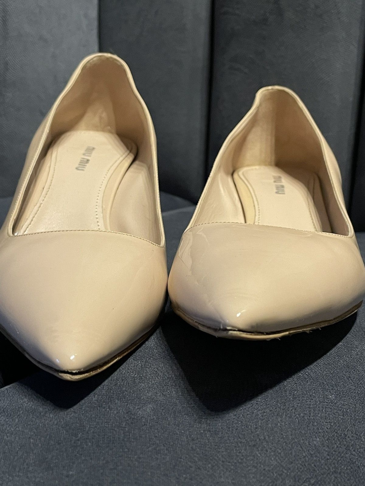 Miu Miu Miu Miu nude heels Size US 9.5 / IT 39.5 - 14 Thumbnail