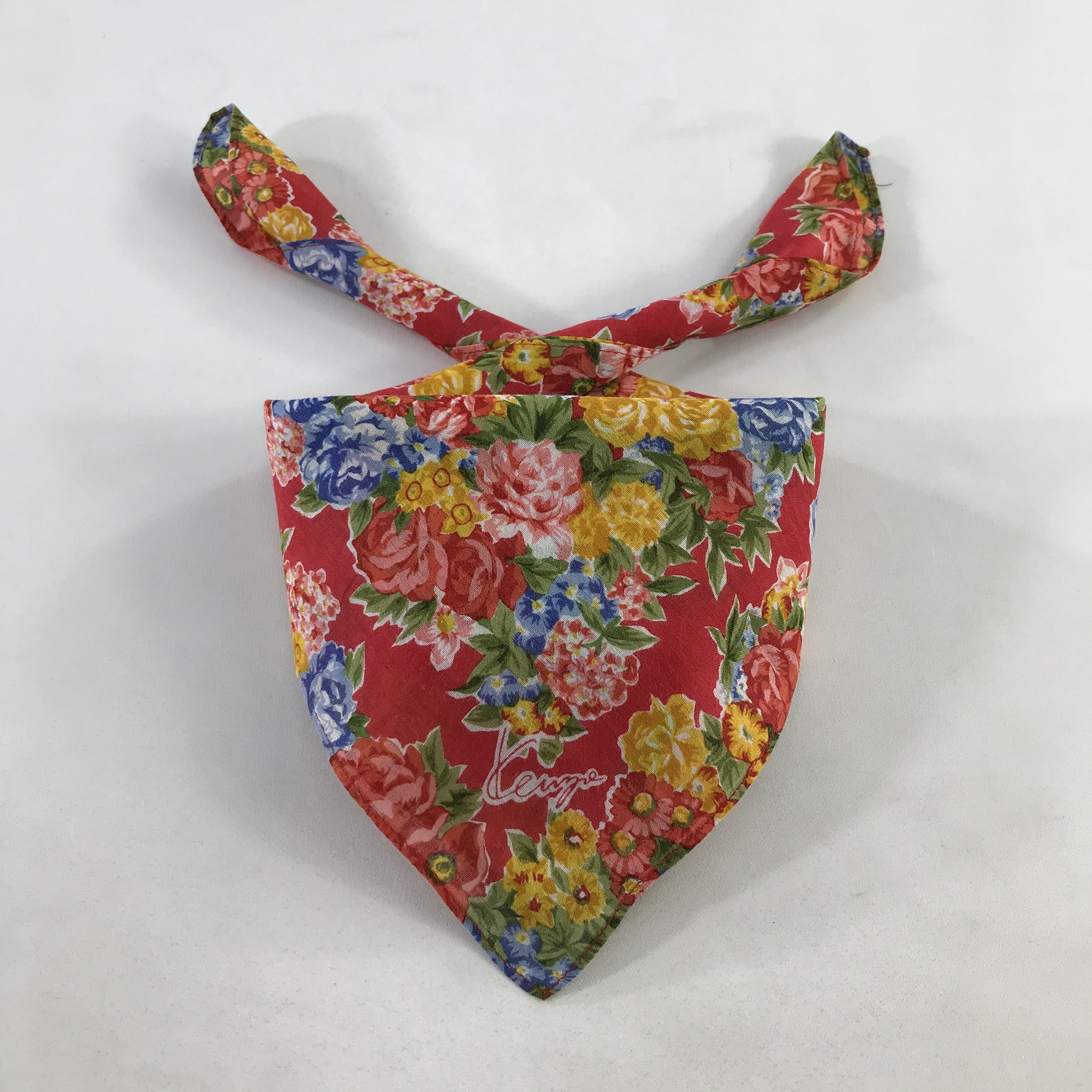 Kenzo × Vintage Kenzo Bandana / Handkerchief / Neckerchief - S1086 Size ONE SIZE - 3 Thumbnail