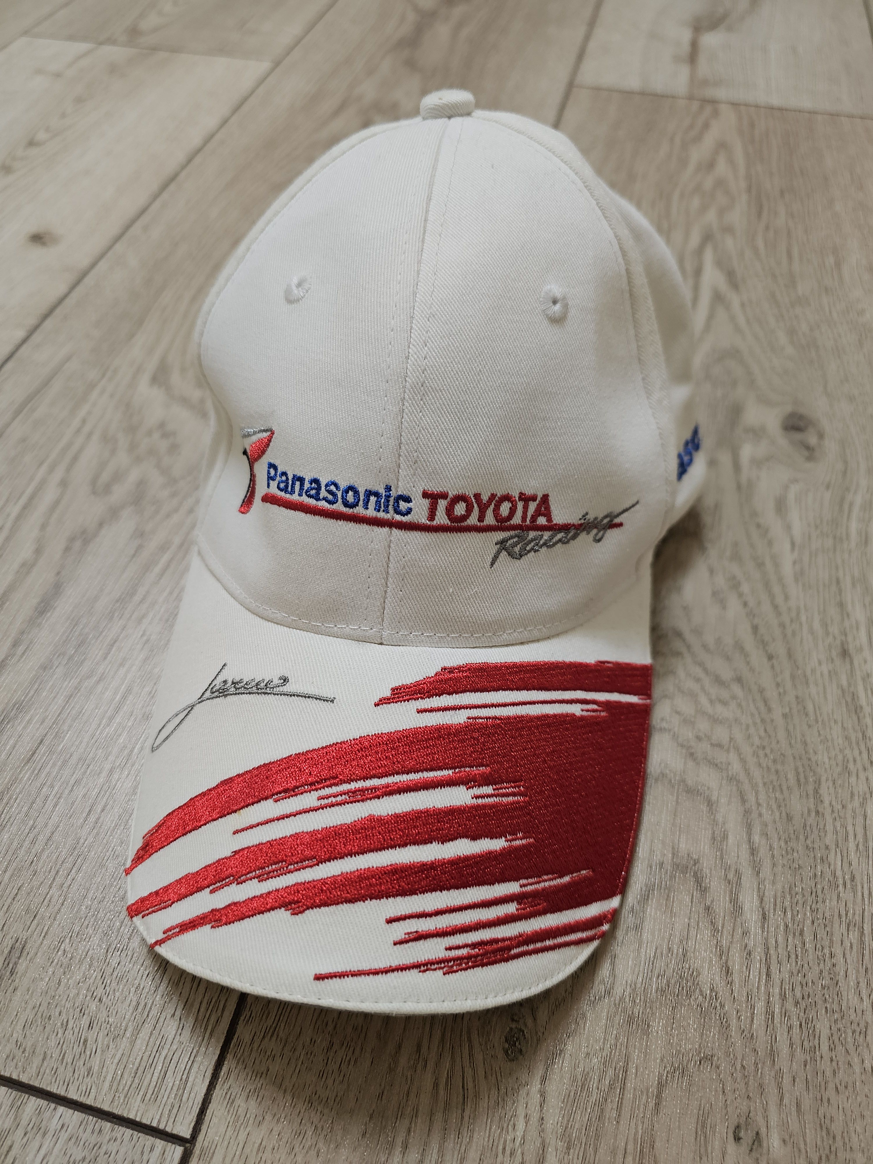 TOYOTA PANASONIC RACING VINTAGE CAP F1 TEAM TOYOTA WHITE CAP
