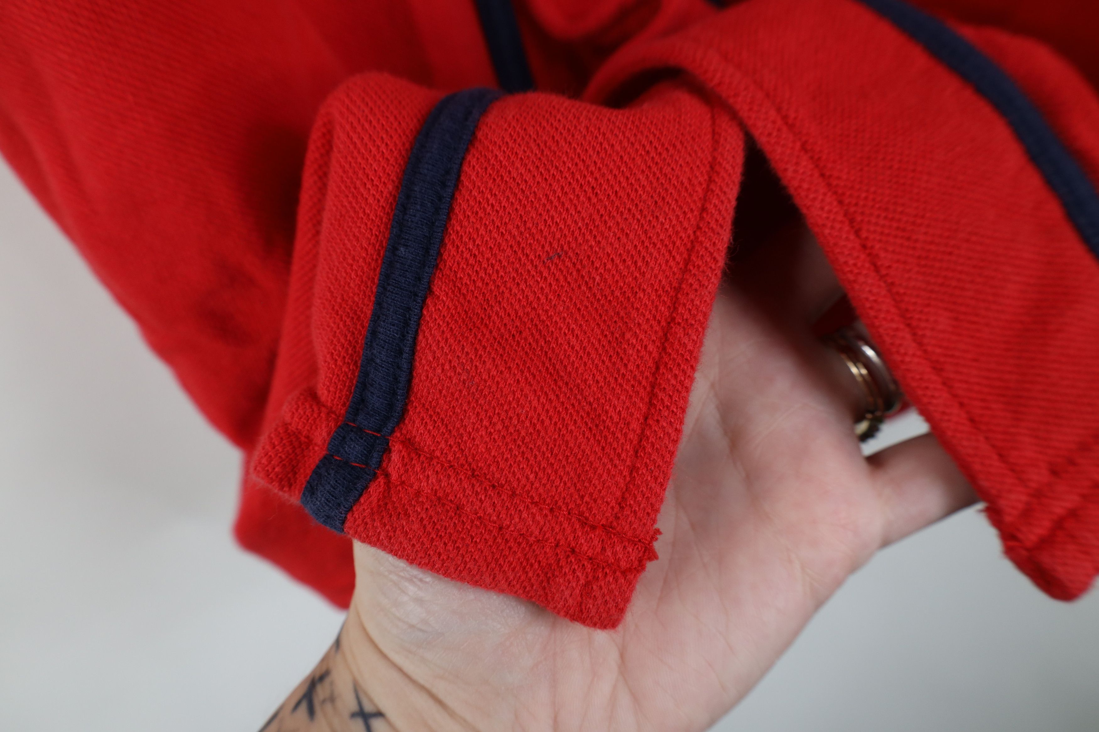 Vintage Vintage 90s Wahoo Cleveland Indians Baseball Jersey Red Size US L / EU 52-54 / 3 - 4 Thumbnail
