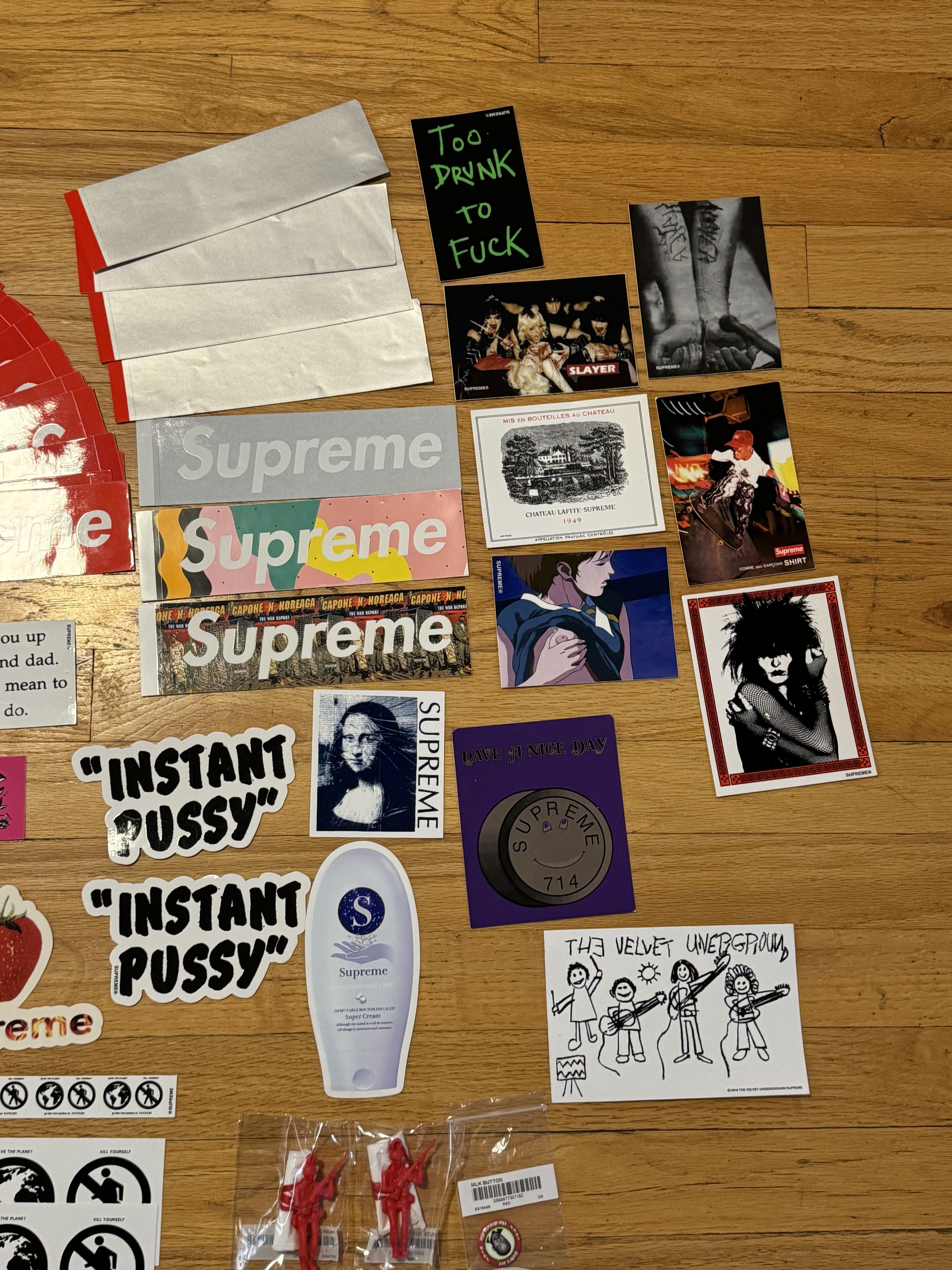 Supreme Vintage Supreme Sticker Collection – 42+ Box Logos + Rares Size ONE SIZE - 8 Thumbnail
