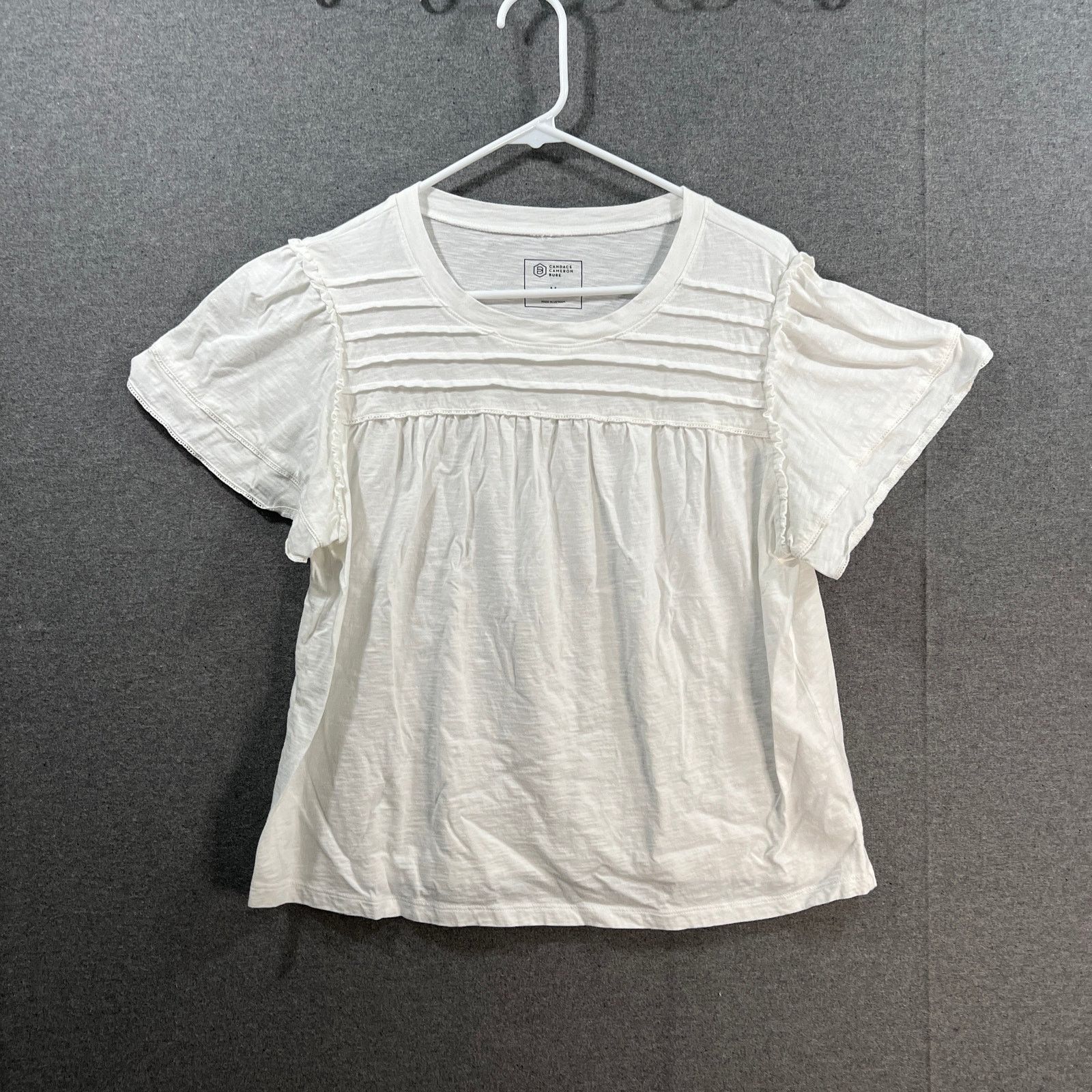 Other Candace Cameron Bure Breezy Cotton Top with Crochet Size M / US 6-8 / IT 42-44 - 1 Thumbnail