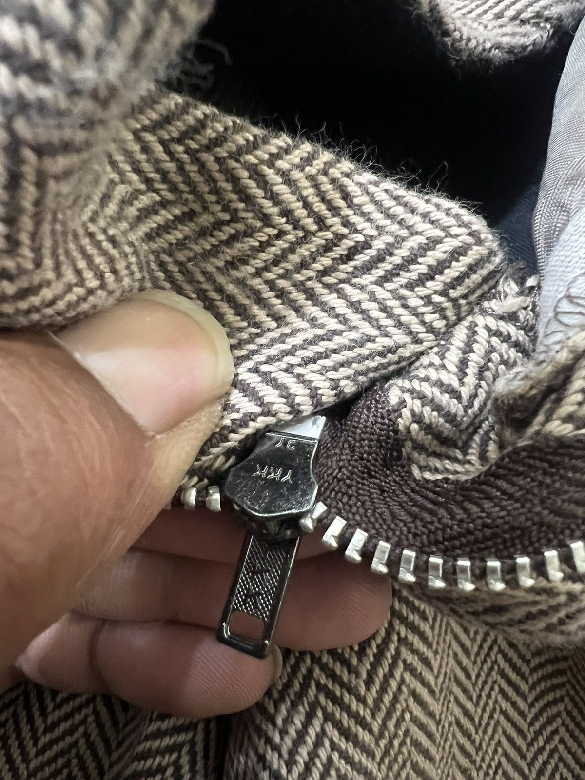 Comme des Garcons 2000s Nigo Bape Busy Work Japanese Wool Herringbone y2k Size US 30 / EU 46 - 8 Thumbnail