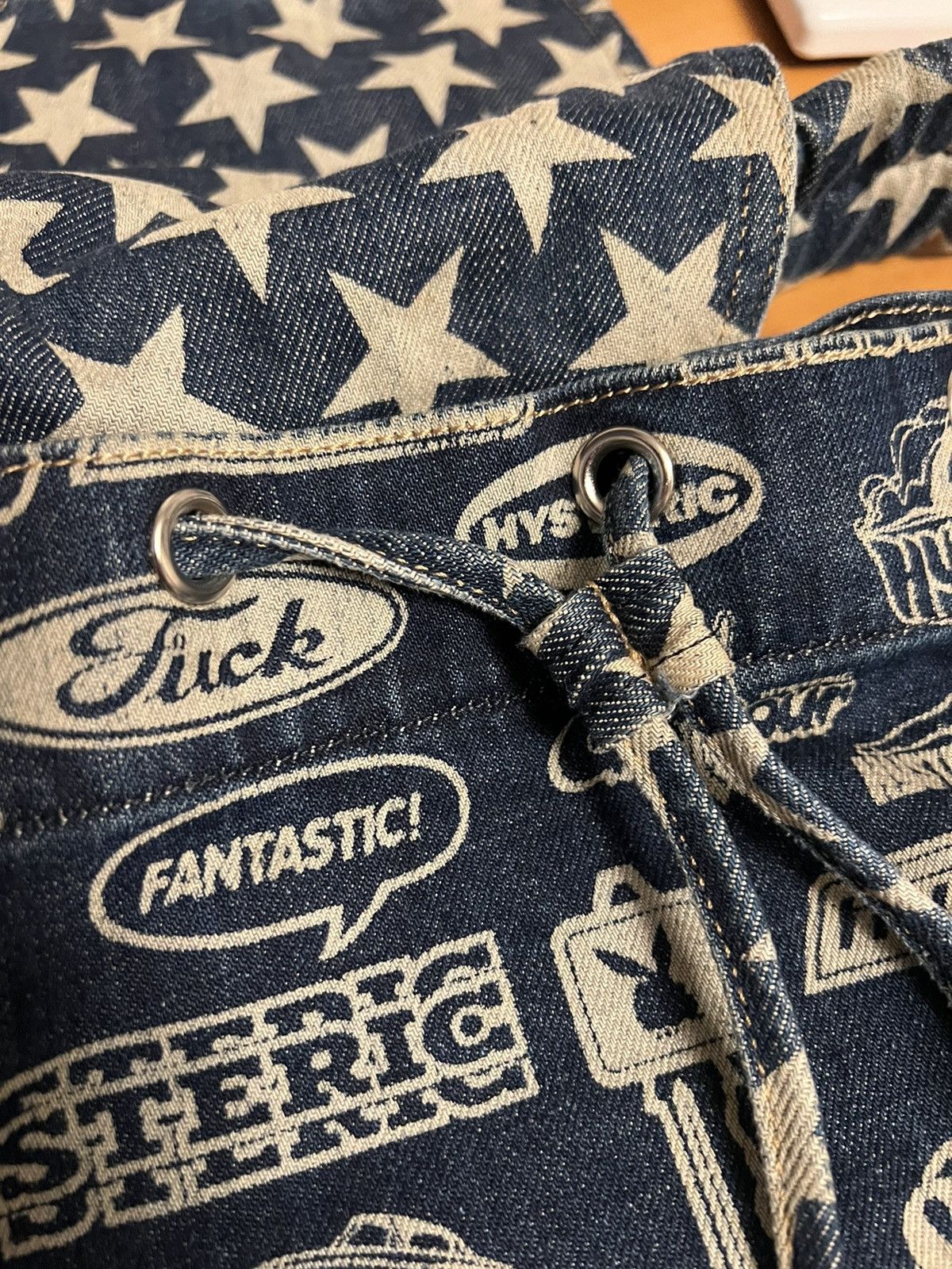 Hysteric Glamour Vintage Hysteric Glamour denim backpack Size ONE SIZE - 8 Thumbnail