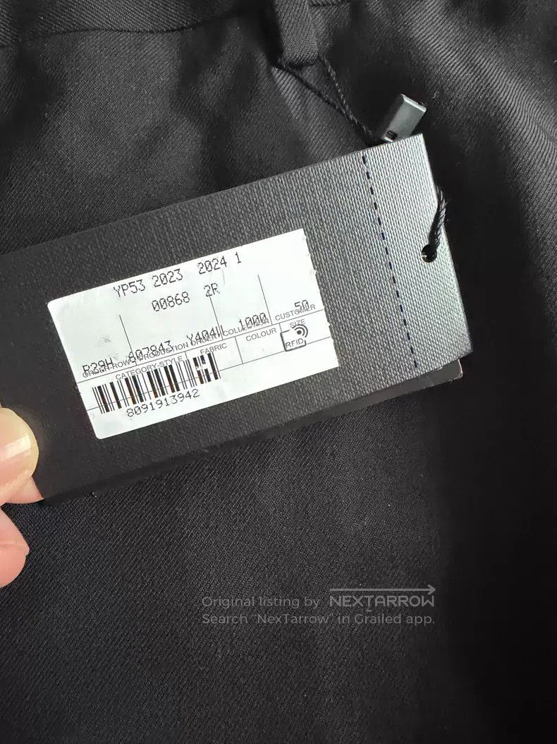 Saint Laurent Paris Saint Laurent Paris Basic Black Trousers Size US 34 / EU 50 - 4 Thumbnail