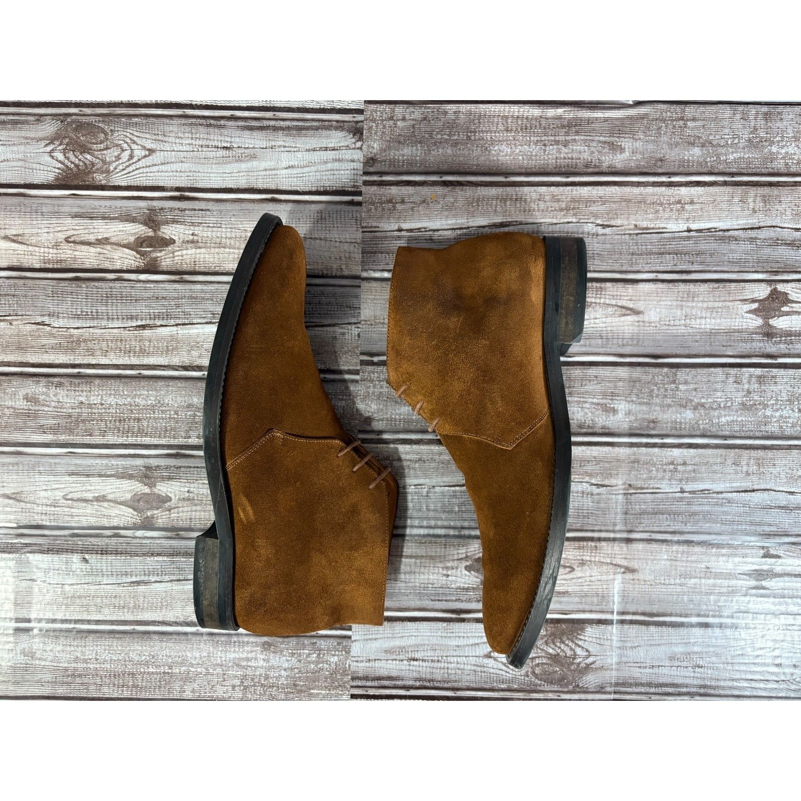 Suitsupply Suitsupply Italian Suede Ankle Chukka Boots sz 9 US 42 color Size US 9 / EU 42 - 4 Thumbnail