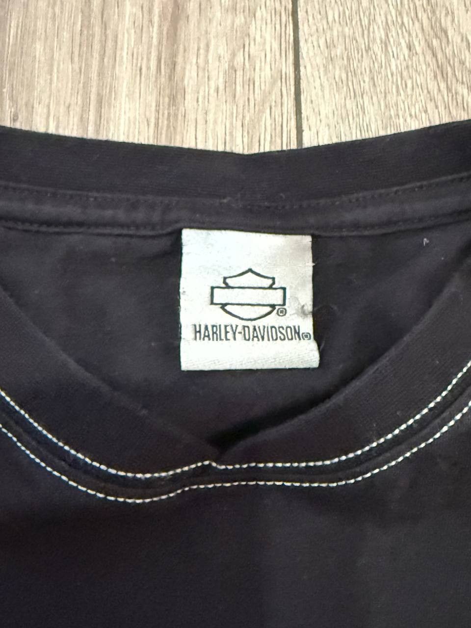Harley Davidson harley davidson t shirt Large monogram logo Black MOTO Size US L / EU 52-54 / 3 - 3 Thumbnail