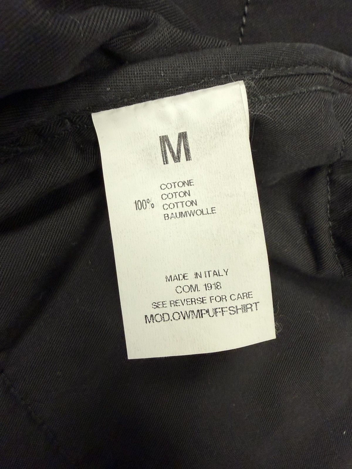 Off-White Off-White Denim Puffer Shirt Size US M / EU 48-50 / 2 - 9 Thumbnail