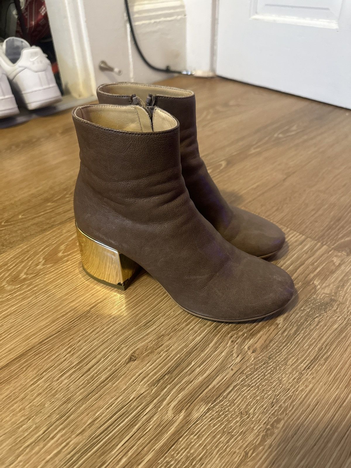 Maison Margiela Margiela MM6 brown heels Size US 5 / IT 35 - 5 Thumbnail