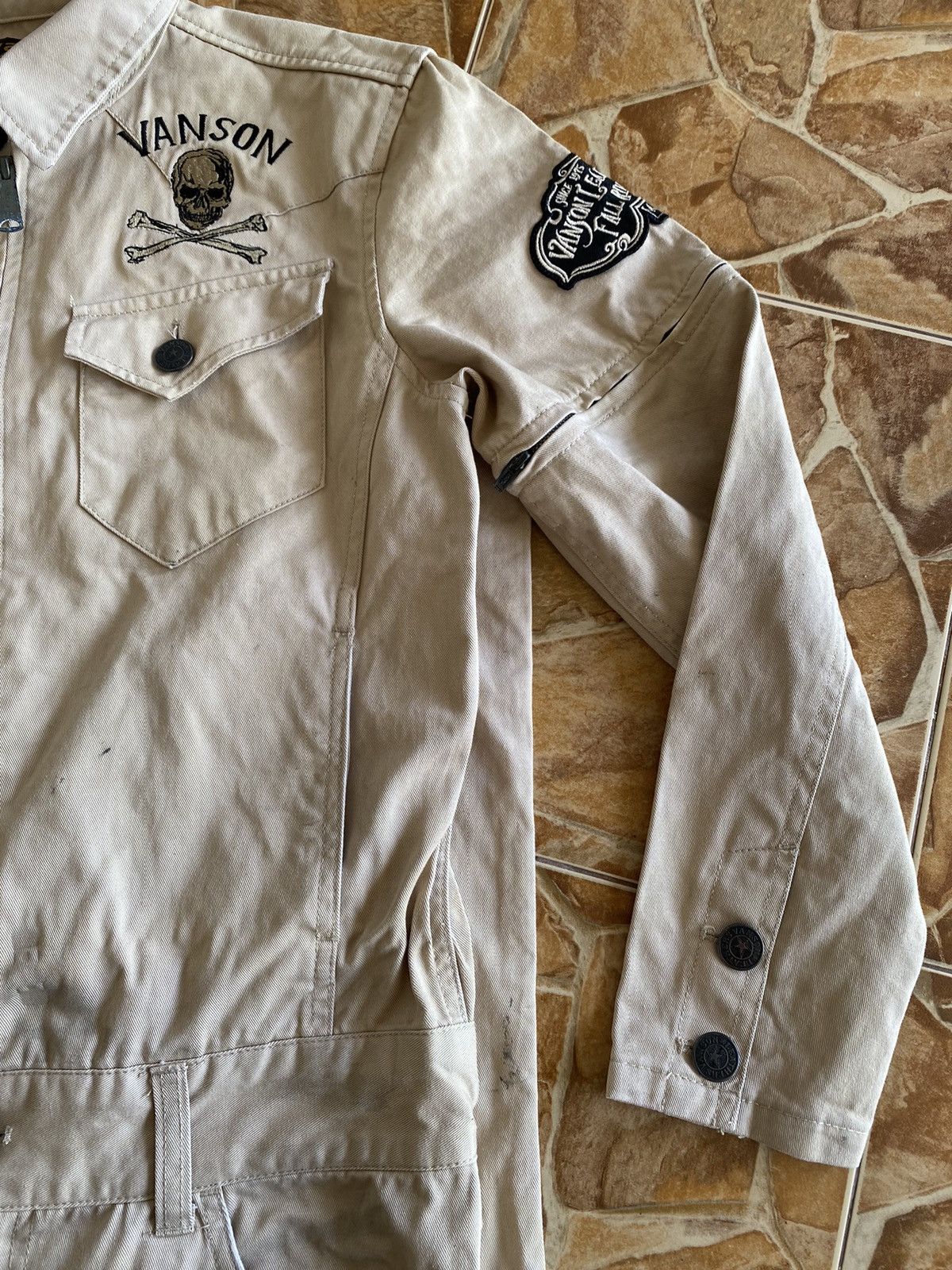 Vanson Leathers × Vintage Vintage Overalls Vanson Leathers Size US 36 / EU 52 - 12 Thumbnail