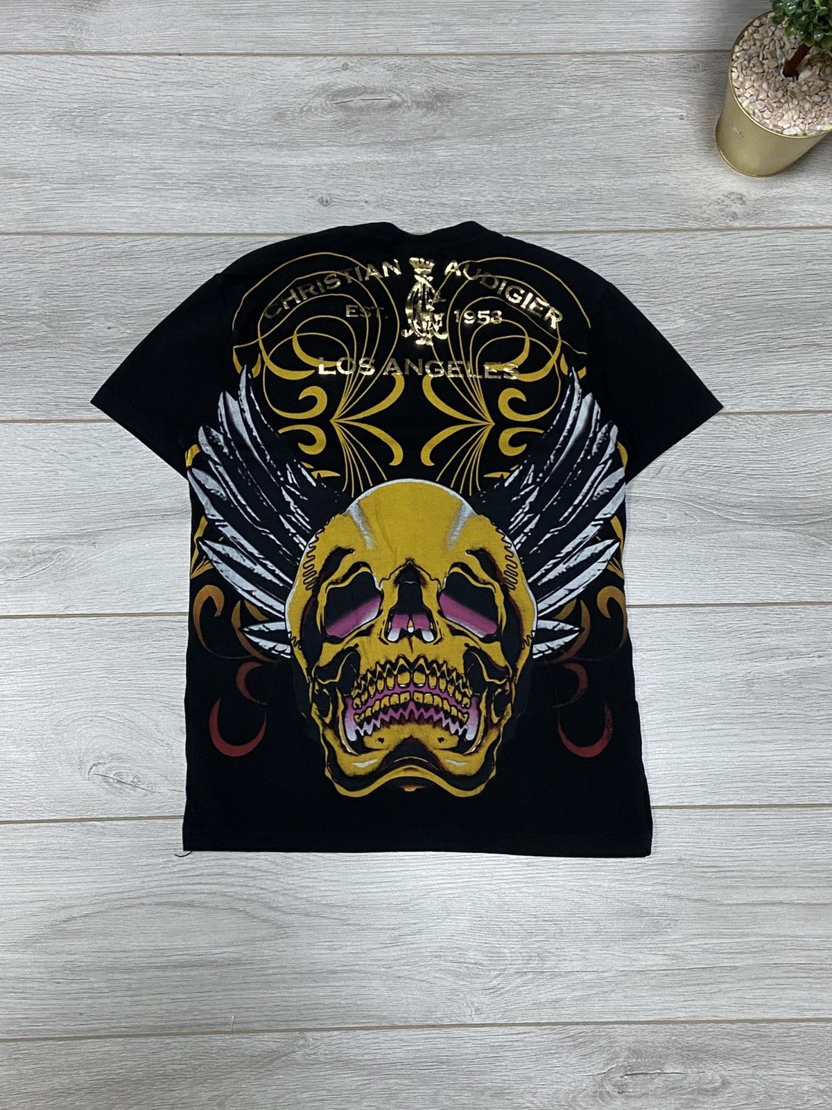 Ed Hardy Ed Hardy bug skull ☠️ eagle 🦅 USA vintage over t-shirt Size US M / EU 48-50 / 2 - 1 Thumbnail