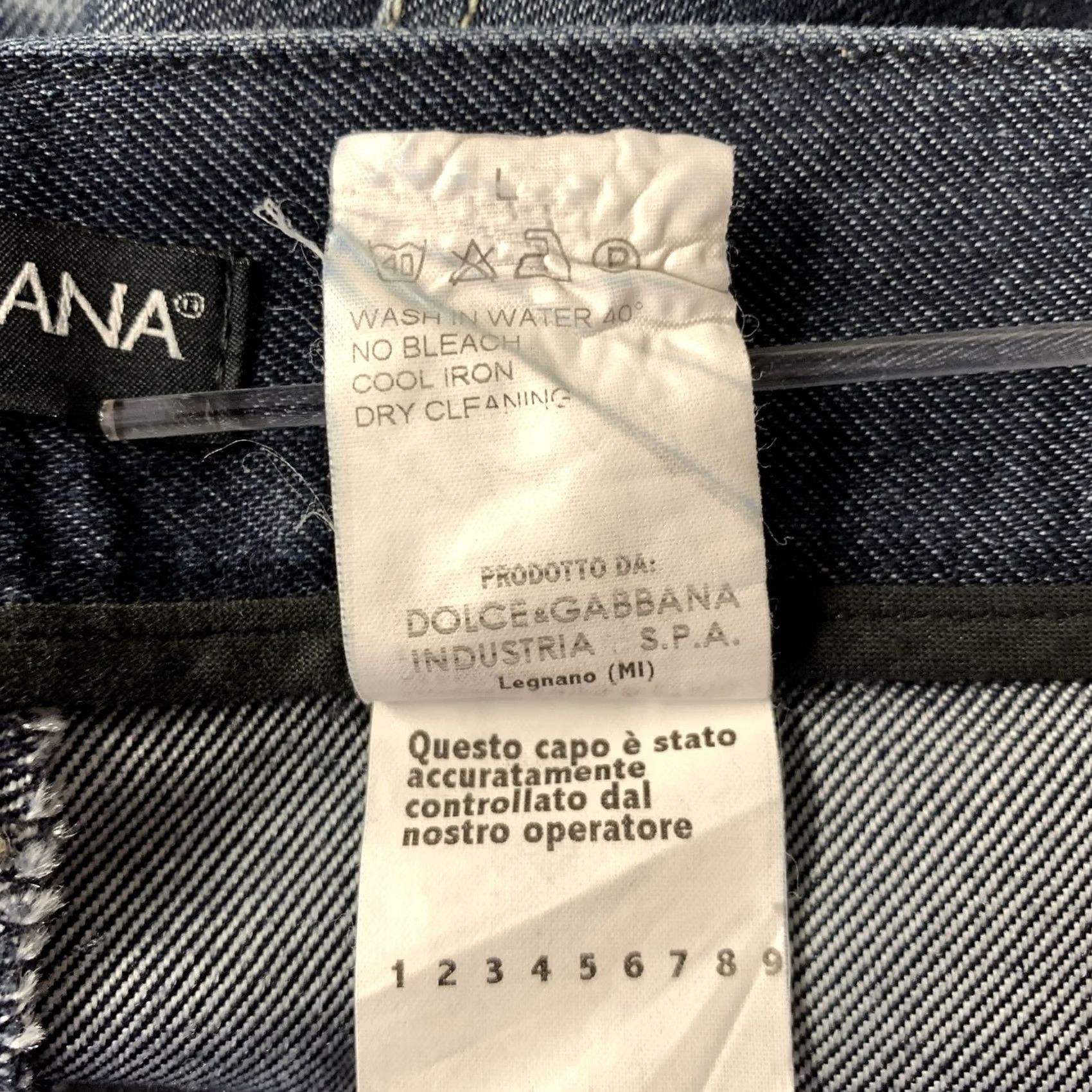 Dolce & Gabbana DOLCE & GABBANA Size 30 Navy Indigo Denim Slim Jeans Mens Size US 30 / EU 46 - 6 Thumbnail