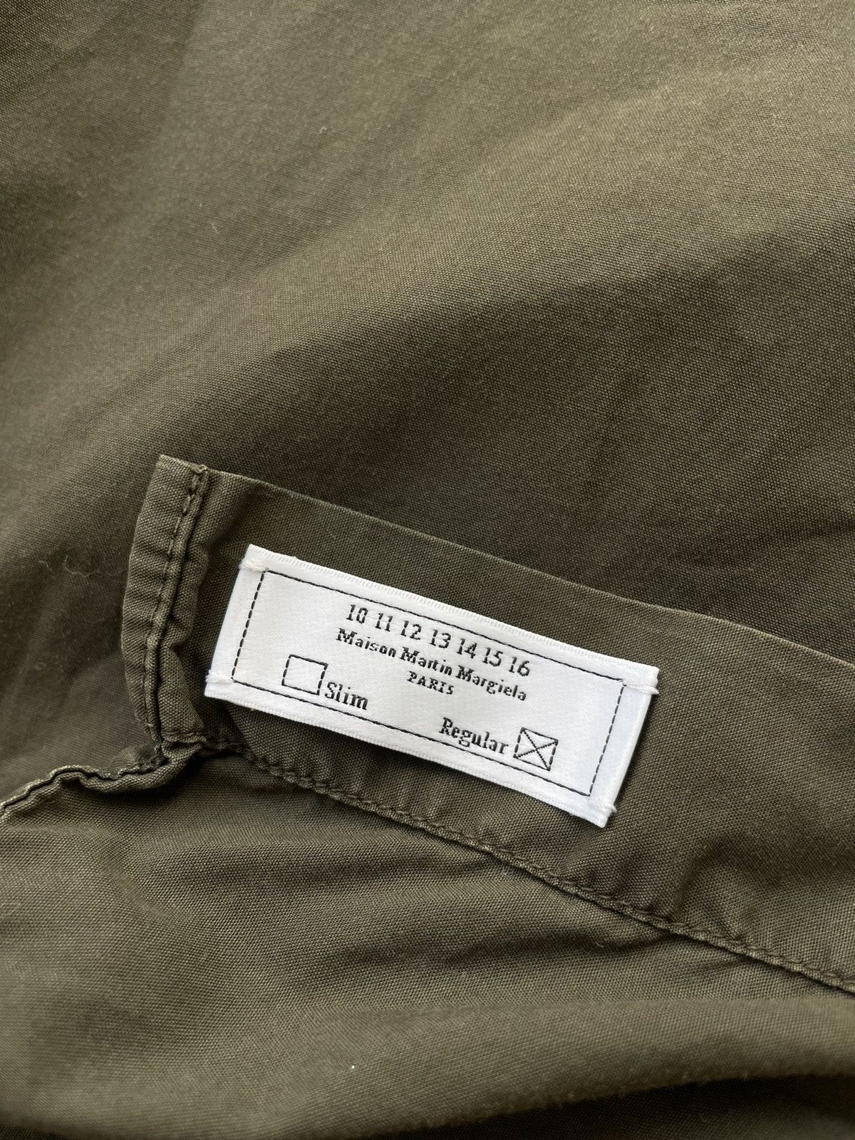 Maison Margiela Martin Margiela Vintage Khaki Cotton Shirt 50 size Size US M / EU 48-50 / 2 - 6 Thumbnail