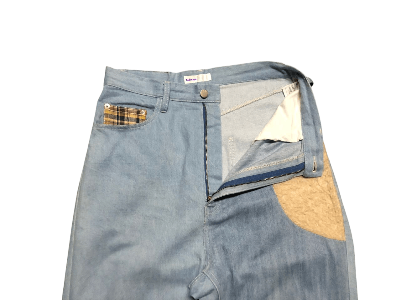 Ne-Net Ne-Net by Issey Miyake Patchwork Dnim Pants Size 32" / US 10 / IT 46 - 3 Thumbnail