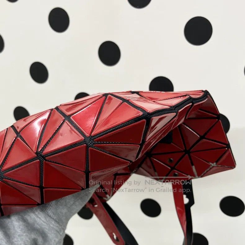 Issey Miyake Issey Miyake Red Six-Grid Shoulder Bag Size ONE SIZE - 5 Thumbnail