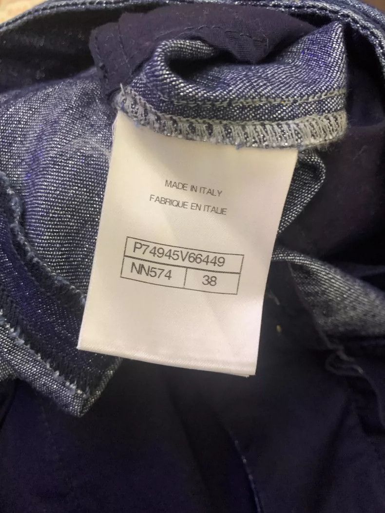 Chanel Chanel Dark blue denim wide-leg trousers Size 25" / US 0 / IT 36 - 5 Thumbnail