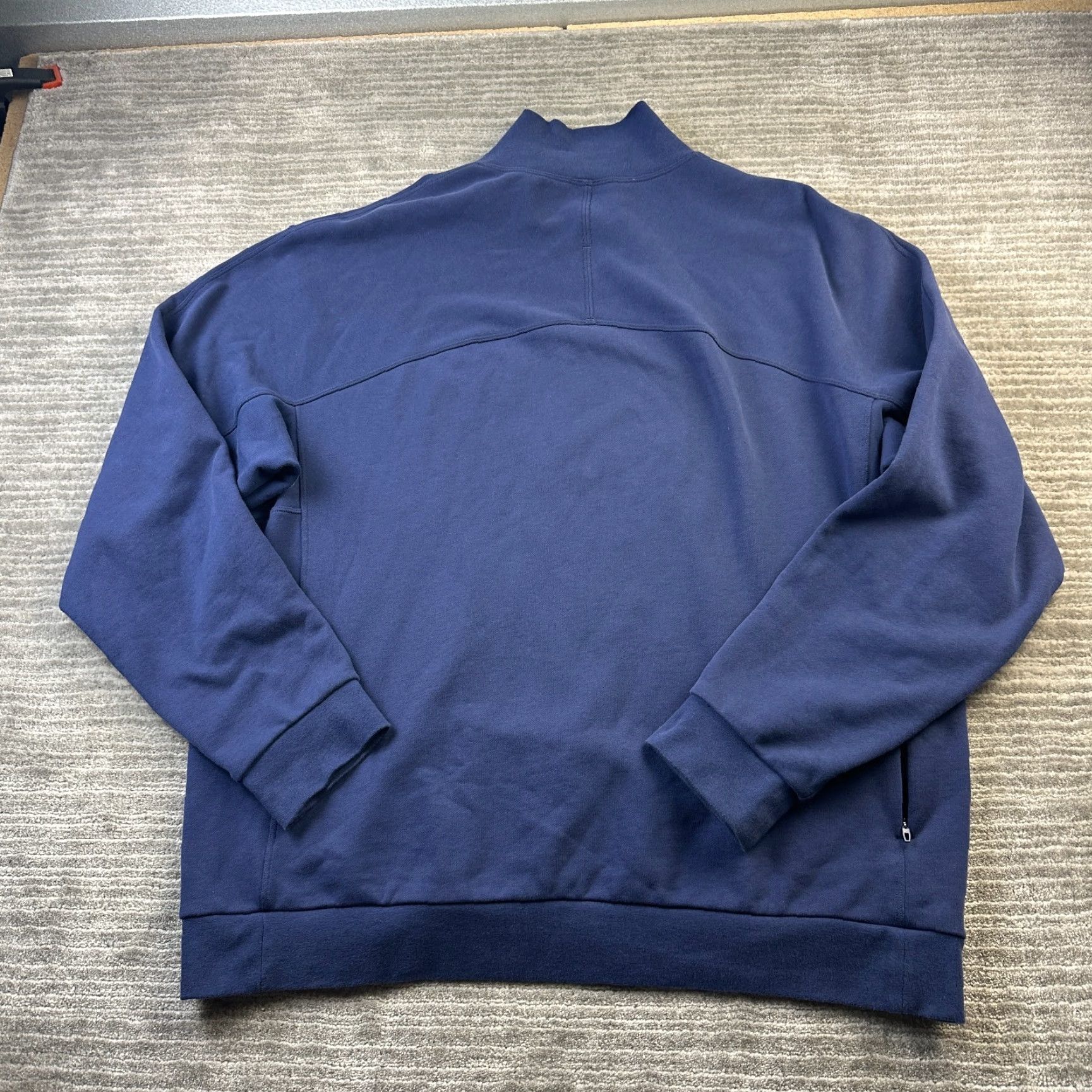 Lululemon Lululemon Mens Sweater Extra Large Blue Half Zip French Terry Oversized Size US S / EU 44-46 / 1 - 2 Thumbnail