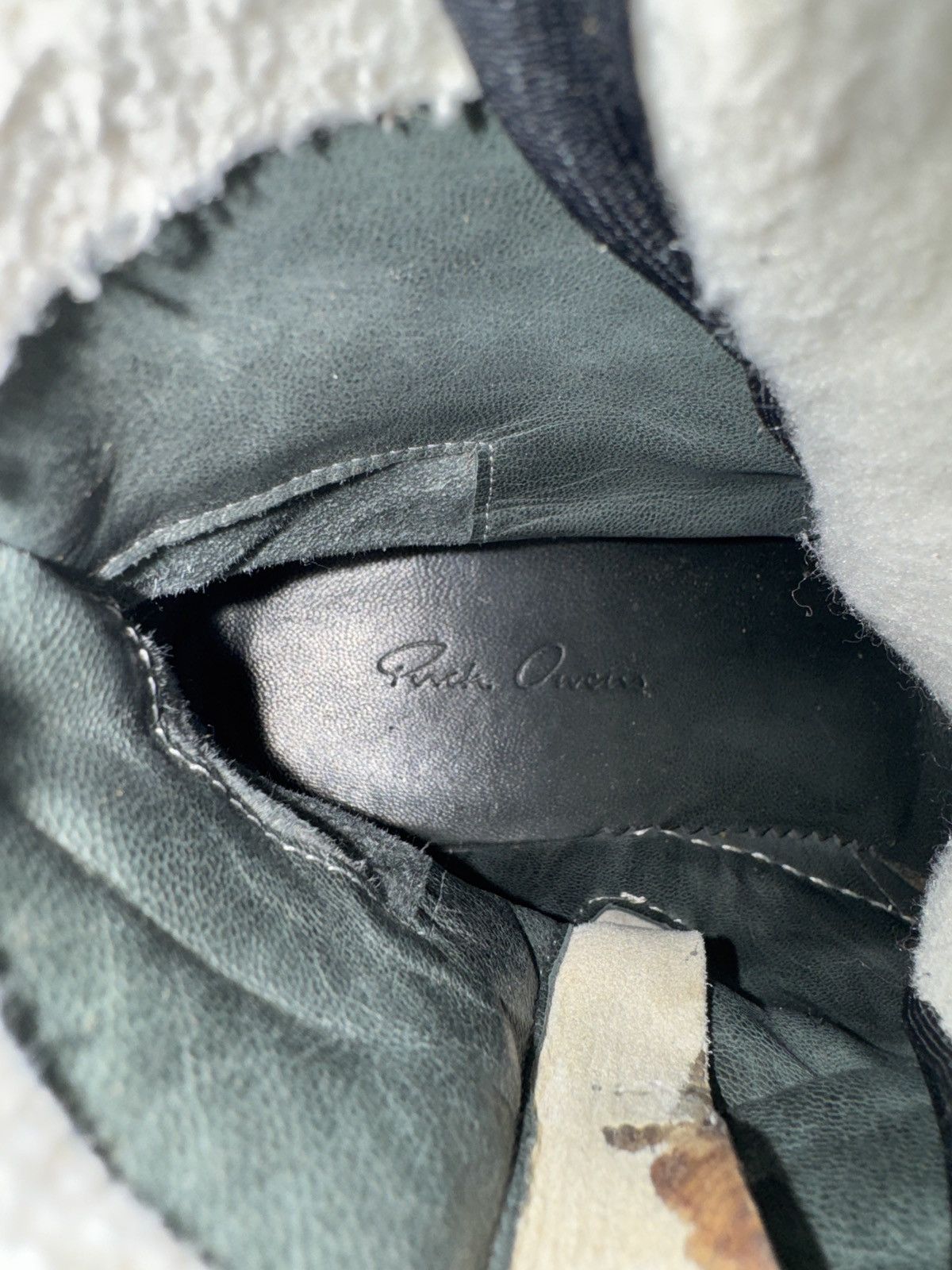 Rick Owens Rick Owens FW06 “Dustulator” Grey Pigskin Dunks Size US 9.5 / EU 42-43 - 11 Thumbnail