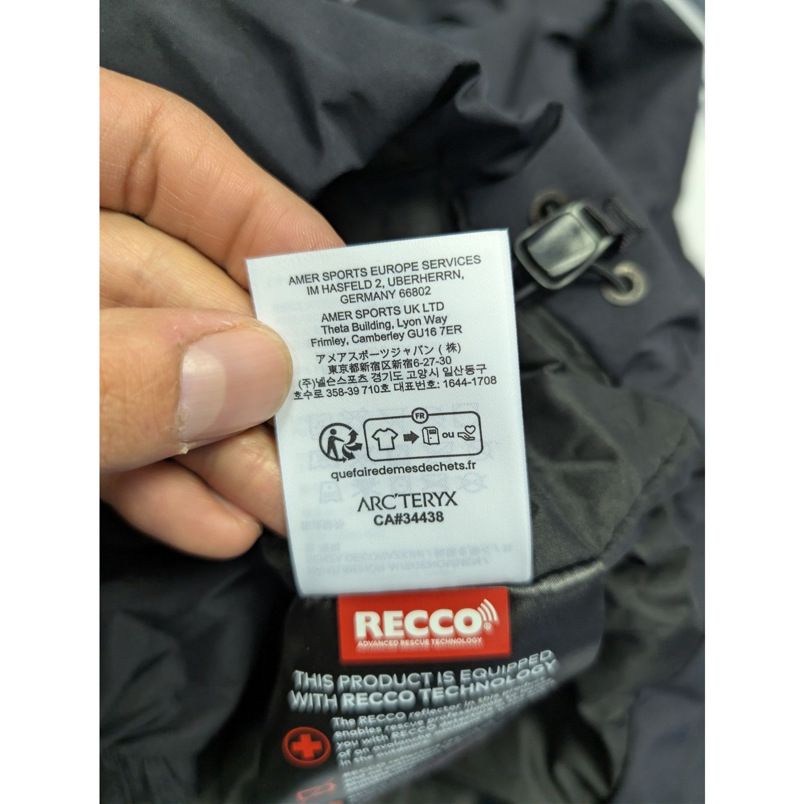 Arc'teryx o1rshd1 Sabre Insulated Jacket in Black Size US L / EU 52-54 / 3 - 22 Thumbnail