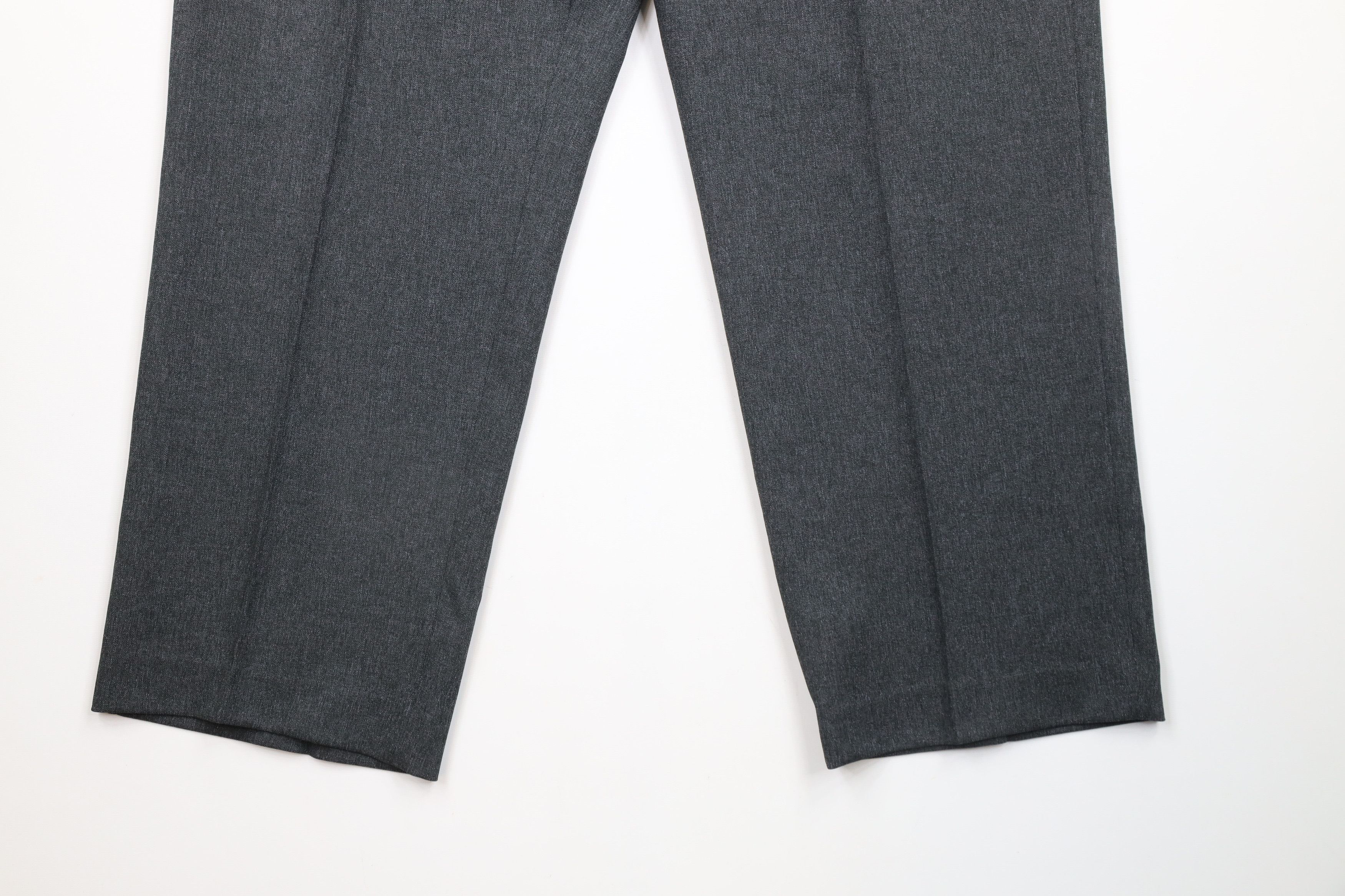 Levi's × Vintage Vintage 90s Levis Knit Wide Leg Chino Pants Trousers Gray Size US 40 / EU 56 - 4 Thumbnail