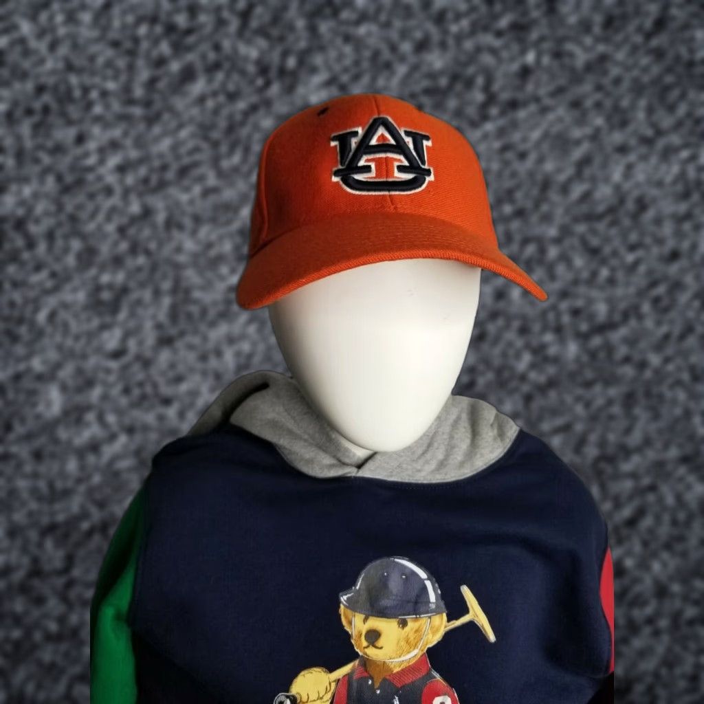 Our Legacy Legacy Hat 7 Orange Auburn University Wool Blend Fitted Baseball Cap Size ONE SIZE - 1 Thumbnail