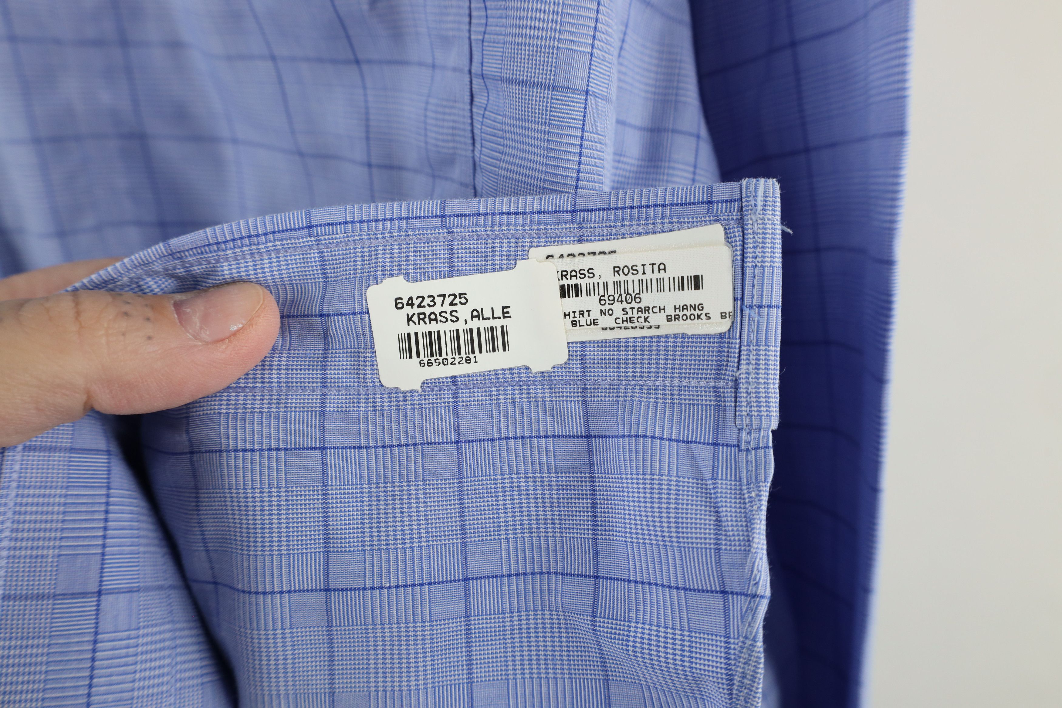 Brooks Brothers × Vintage Vintage Brooks Brothers Non Iron Cotton Button Shirt Plaid Size US L / EU 52-54 / 3 - 7 Thumbnail