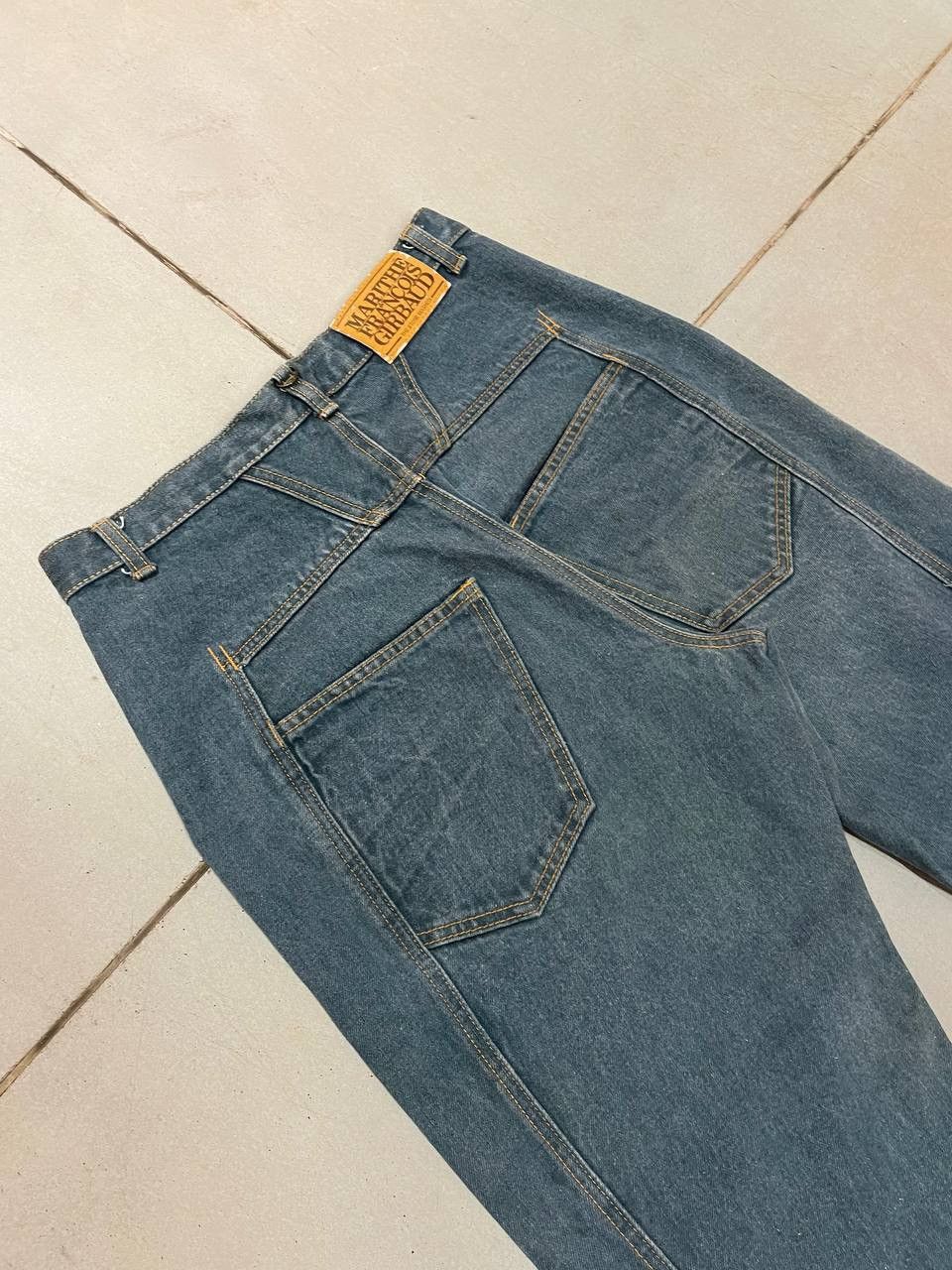 Marithe + Francois Girbaud Asymmetrical Vintage Marithe Francois Girbaud Jeans Size US 31 - 3 Thumbnail