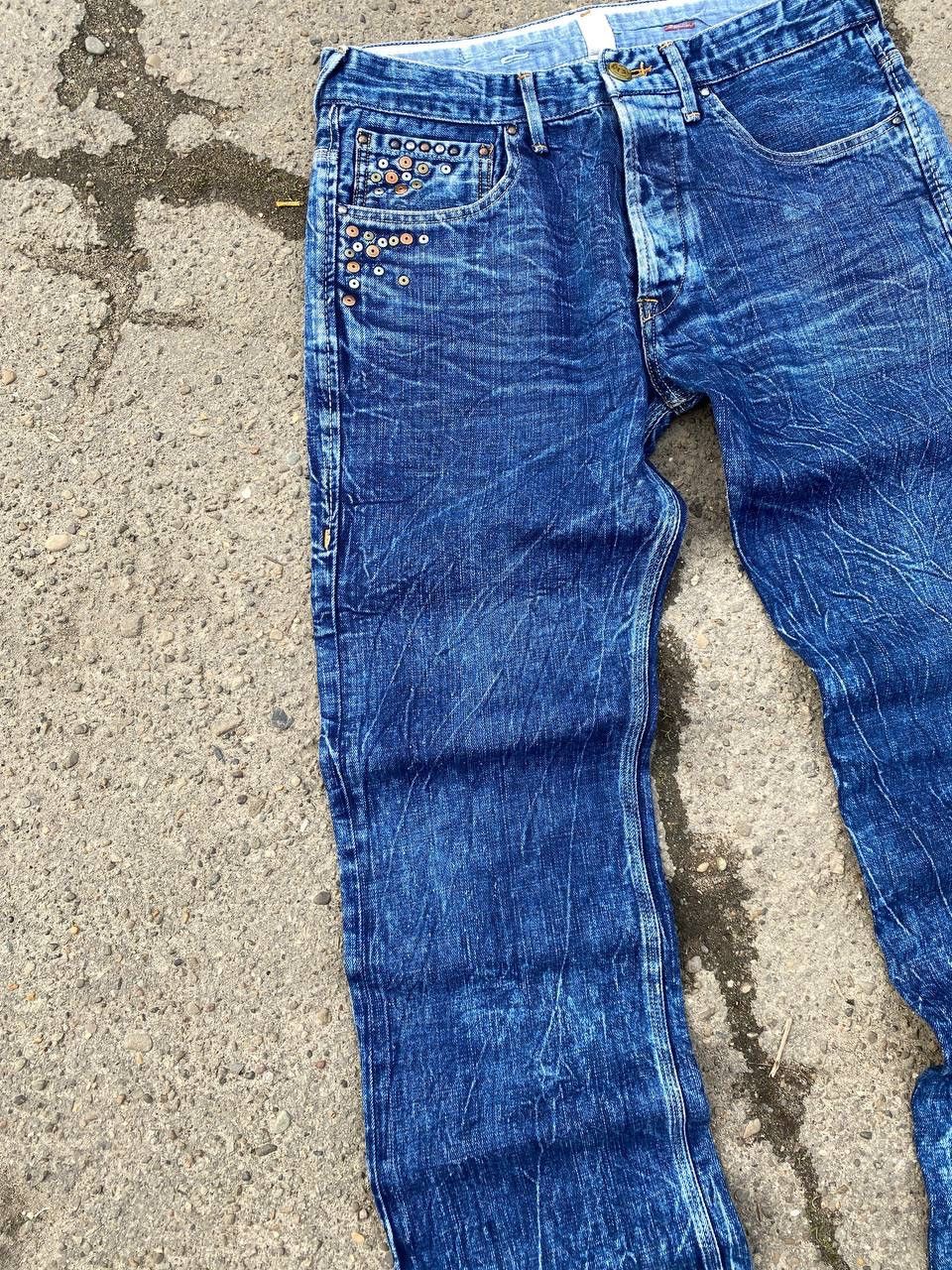 Japanese Brand × Vintage Avant Garde Baggy pants Tornado Mart style y2k jeans Size US 32 / EU 48 - 4 Thumbnail