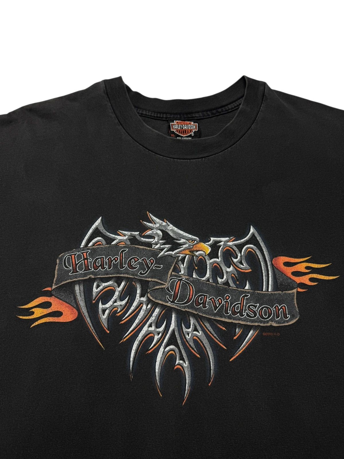 Vintage Vintage 2000 Chicks N.M. Harley Davidson Biker Tee Shirt Size US XL / EU 56 / 4 - 3 Thumbnail