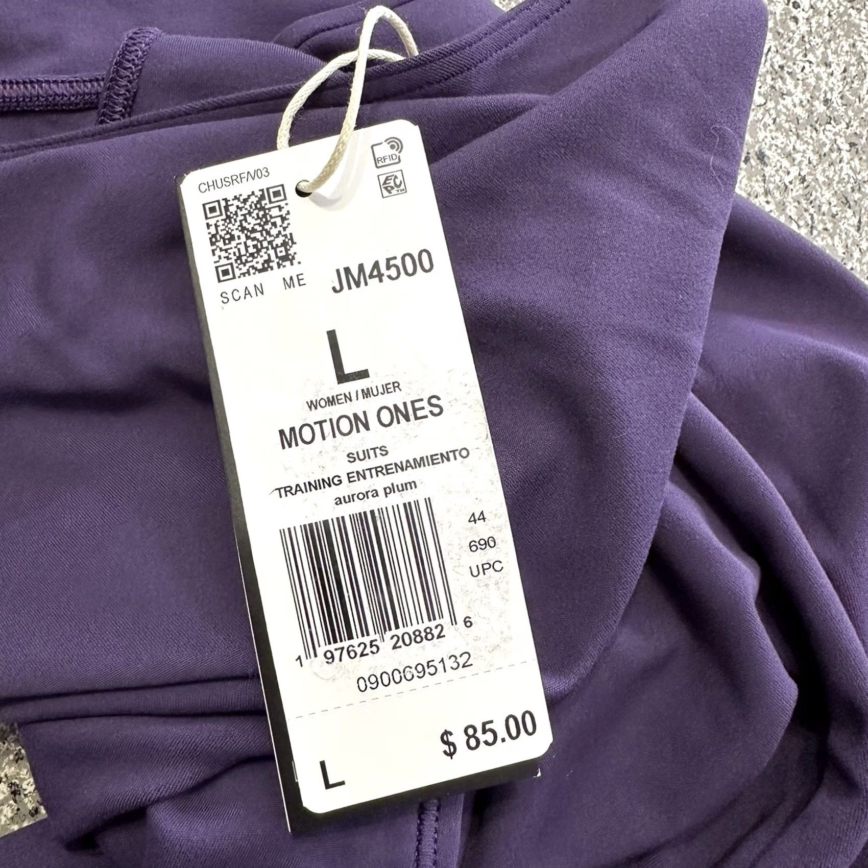 Adidas Adidas Motion Bodysuit Womens L Purple Aeroready One Piece Size L / US 10 / IT 46 - 7 Thumbnail