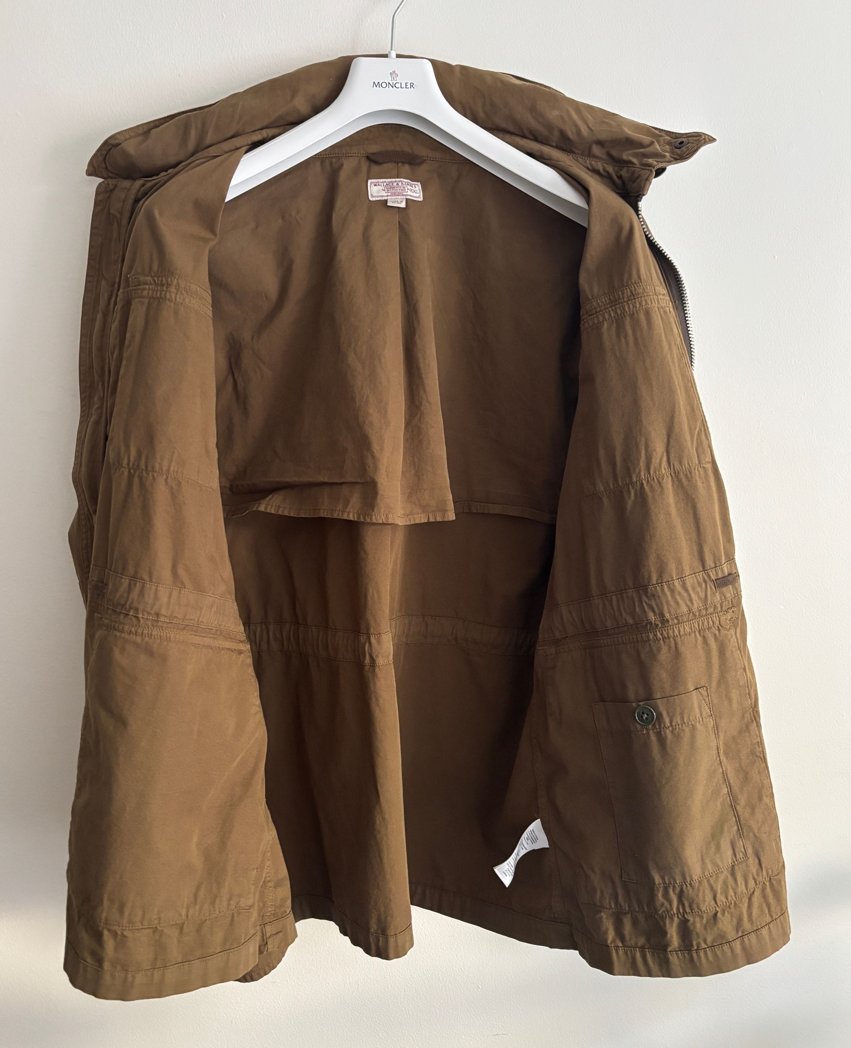 Wallace & Barnes $275 Field Cotton Mechanics Jacket/ Coat- Olive Drab XL Size US XL / EU 56 / 4 - 13 Thumbnail