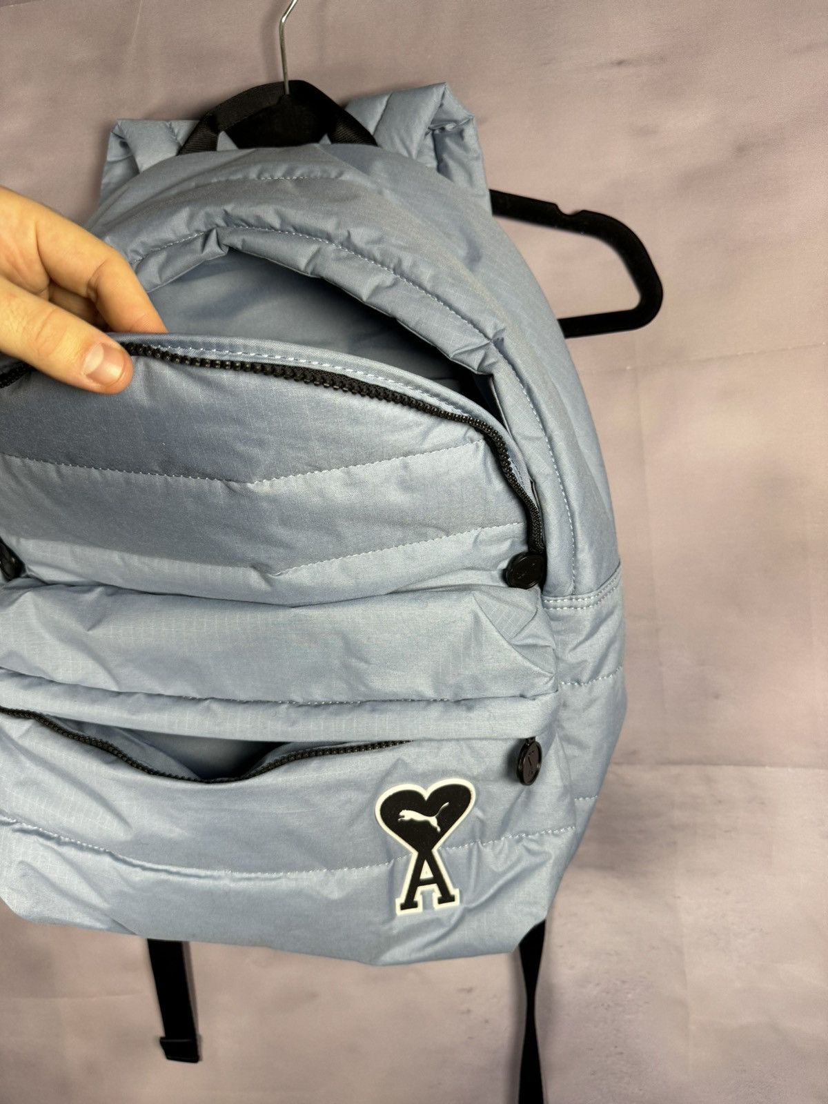 AMI × Puma Puma x Ami Blue Backpack Streetwear Size ONE SIZE - 13 Thumbnail