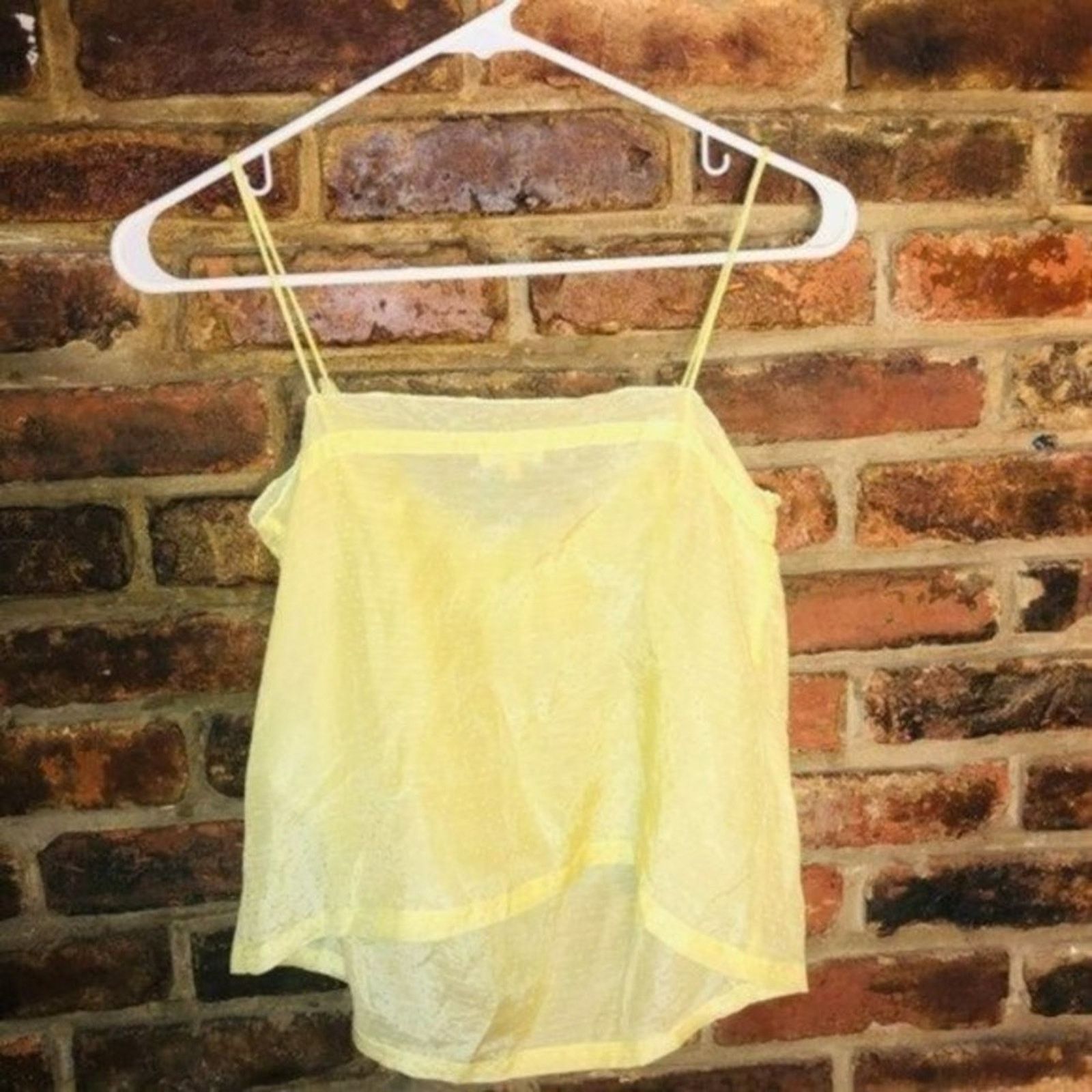 Bellerose Bellarose Sheer Floral Jacquard Textured Camisole Tank Top 0 Size XS / US 0-2 / IT 36-38 - 5 Thumbnail