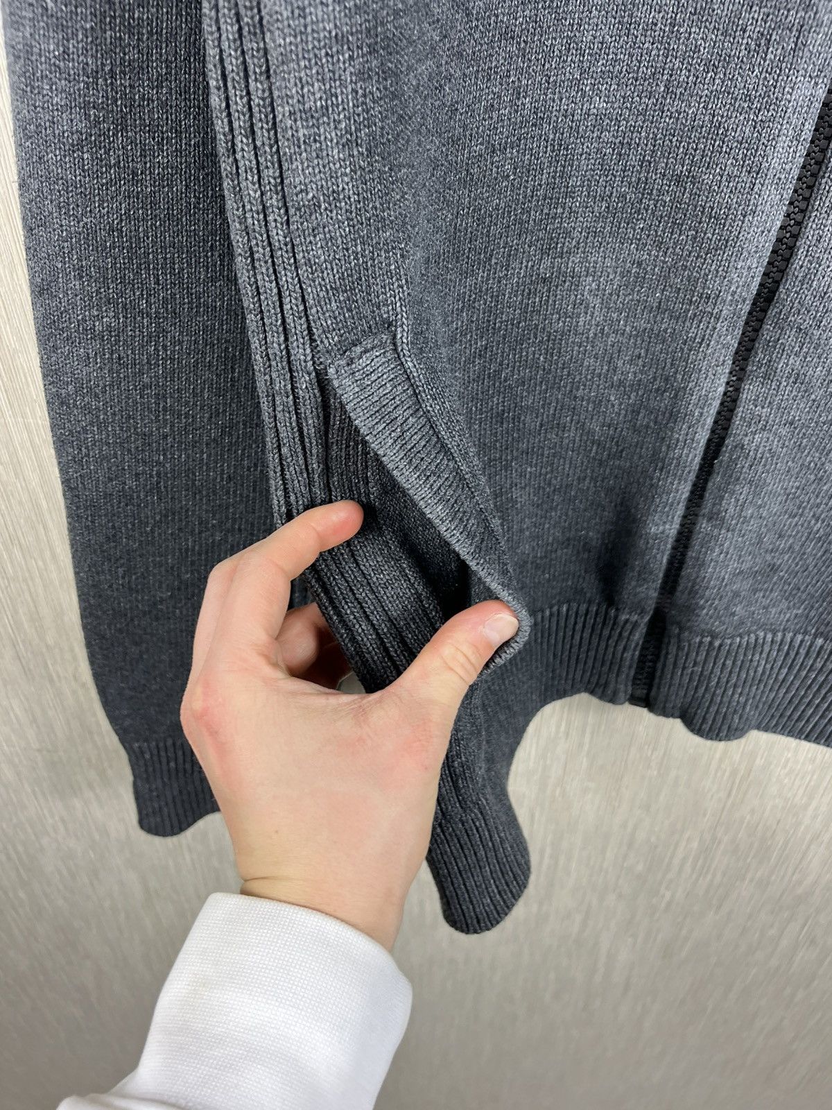 Schott × Vintage Vintage Schott NYC zip knitted sweater button up knit hoodie Size US XL / EU 56 / 4 - 13 Thumbnail
