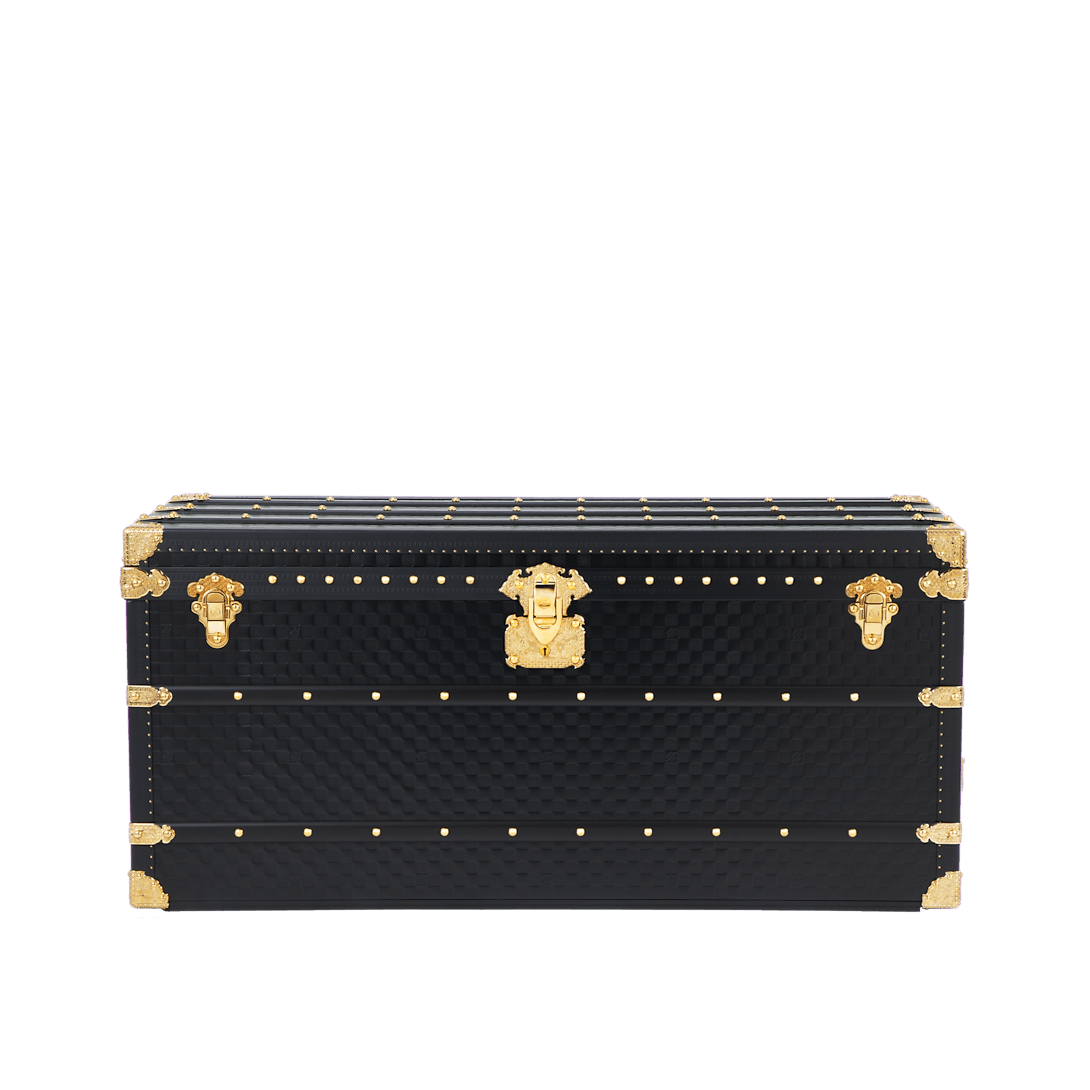 Louis Vuitton Damier Phriendship Leather Black Courrier Lozine 110 Trunk Size ONE SIZE - 1 Thumbnail