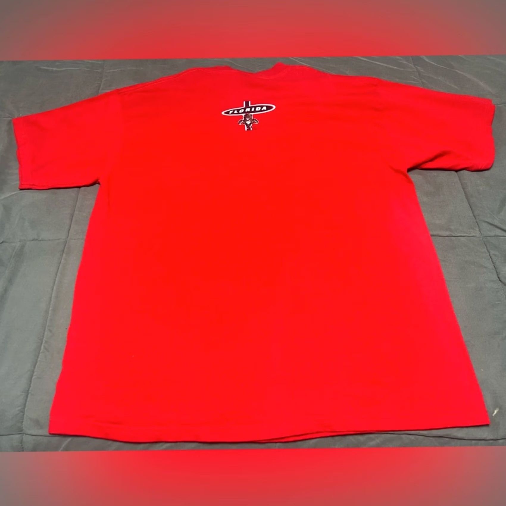 Logo 7 VINTAGE Florida Panthers NHL Hockey Logo 7 T Shirt SIZE XXL Red Men 1993 90s Size US XXL / EU 58 / 5 - 2 Thumbnail