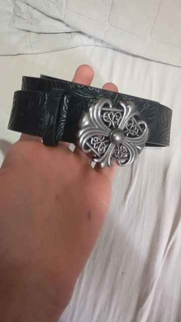 Vintage Bohemian Style-Chic Black Belt Size ONE SIZE - 2 Thumbnail