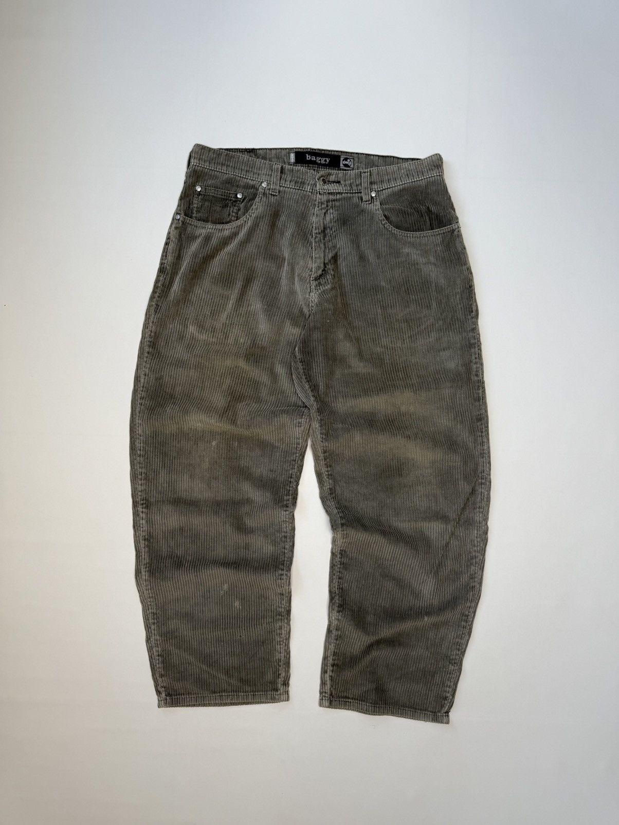 Levi's Vintage 90s Silvertab Baggy Grey Corduroy Size US 34 / EU 50 - 1 Thumbnail