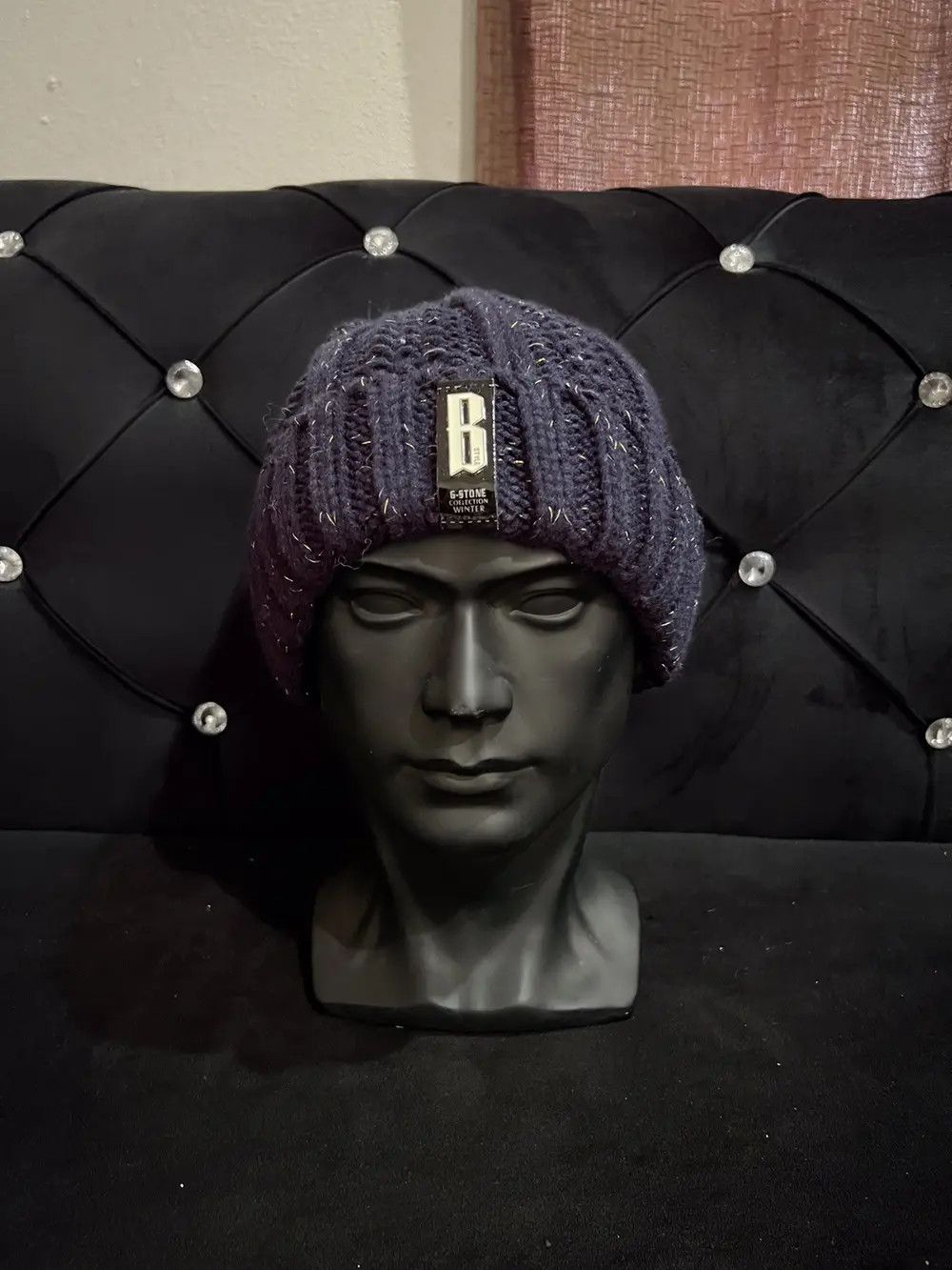 Vintage Vintage G Stone Beanie Hat Size ONE SIZE - 2 Thumbnail