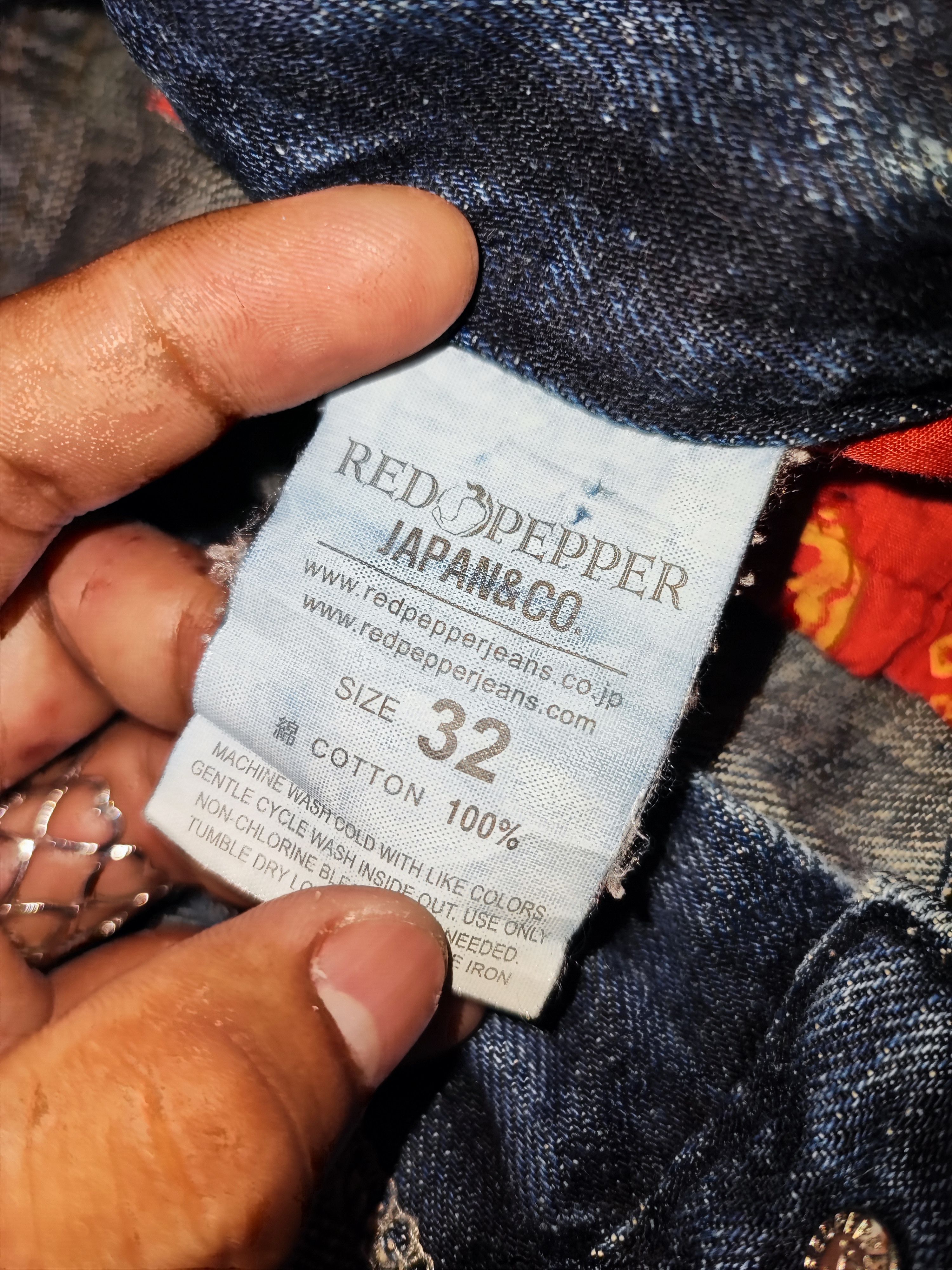 Japanese Brand Redpepper vintage denim Size US 35 - 11 Thumbnail