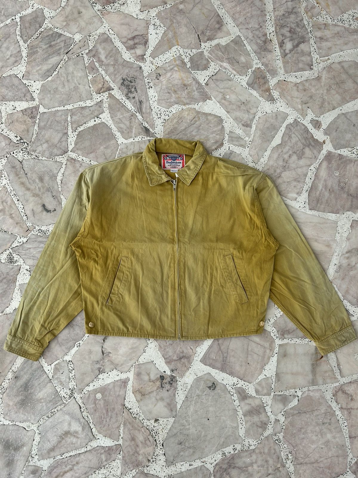 Budweiser Faded backhit budweiser vintage cornstarch Size US M / EU 48-50 / 2 - 2 Thumbnail