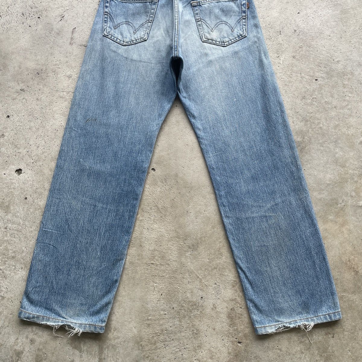 Edwin Vintage Edwin 503 Baggy Jeans Faded Denim Pants W28x28.5 Size US 28 / EU 44 - 10 Thumbnail