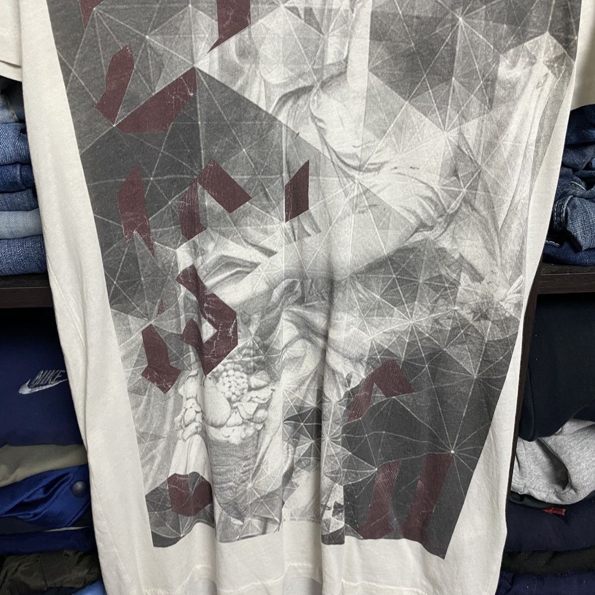 Allsaints Designer Allsaints Big Graphic logo y2k opium tee size XS Size US XS / EU 42 / 0 - 3 Thumbnail