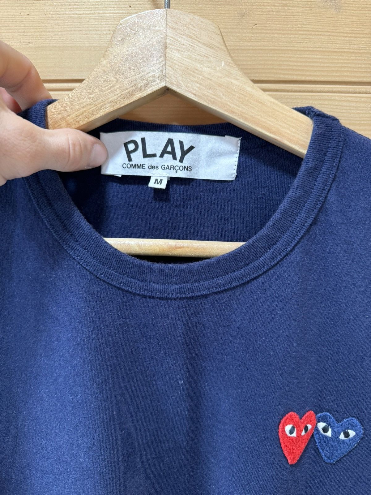 CDG by Comme des Garcons × Comme des Garcons CDG Double Heart tee Size US M / EU 48-50 / 2 - 2 Thumbnail