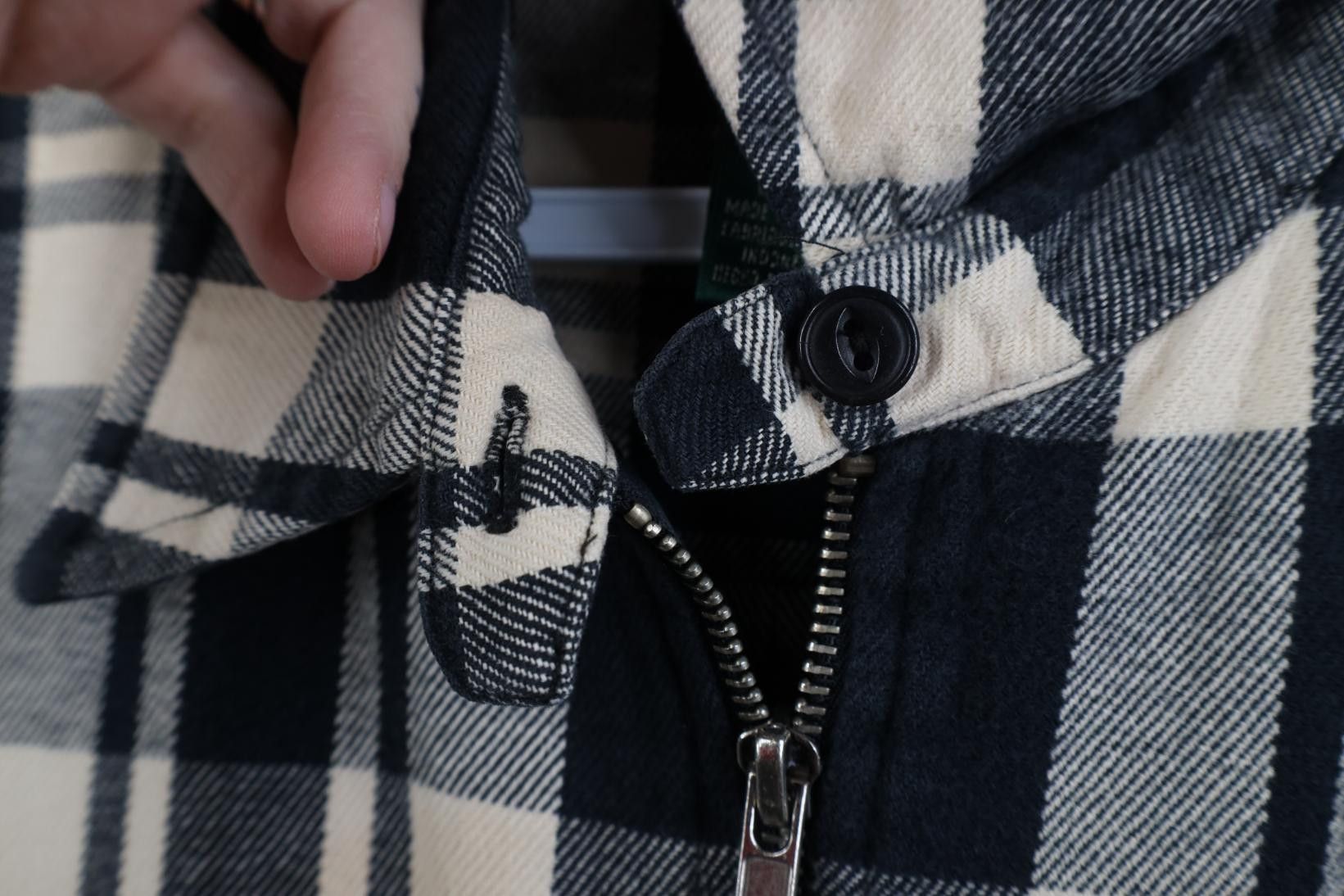 Polo Ralph Lauren Vintage 90s Ralph Lauren Spell Out Flannel Shirt Zip Jacket Size M / US 6-8 / IT 42-44 - 15 Thumbnail