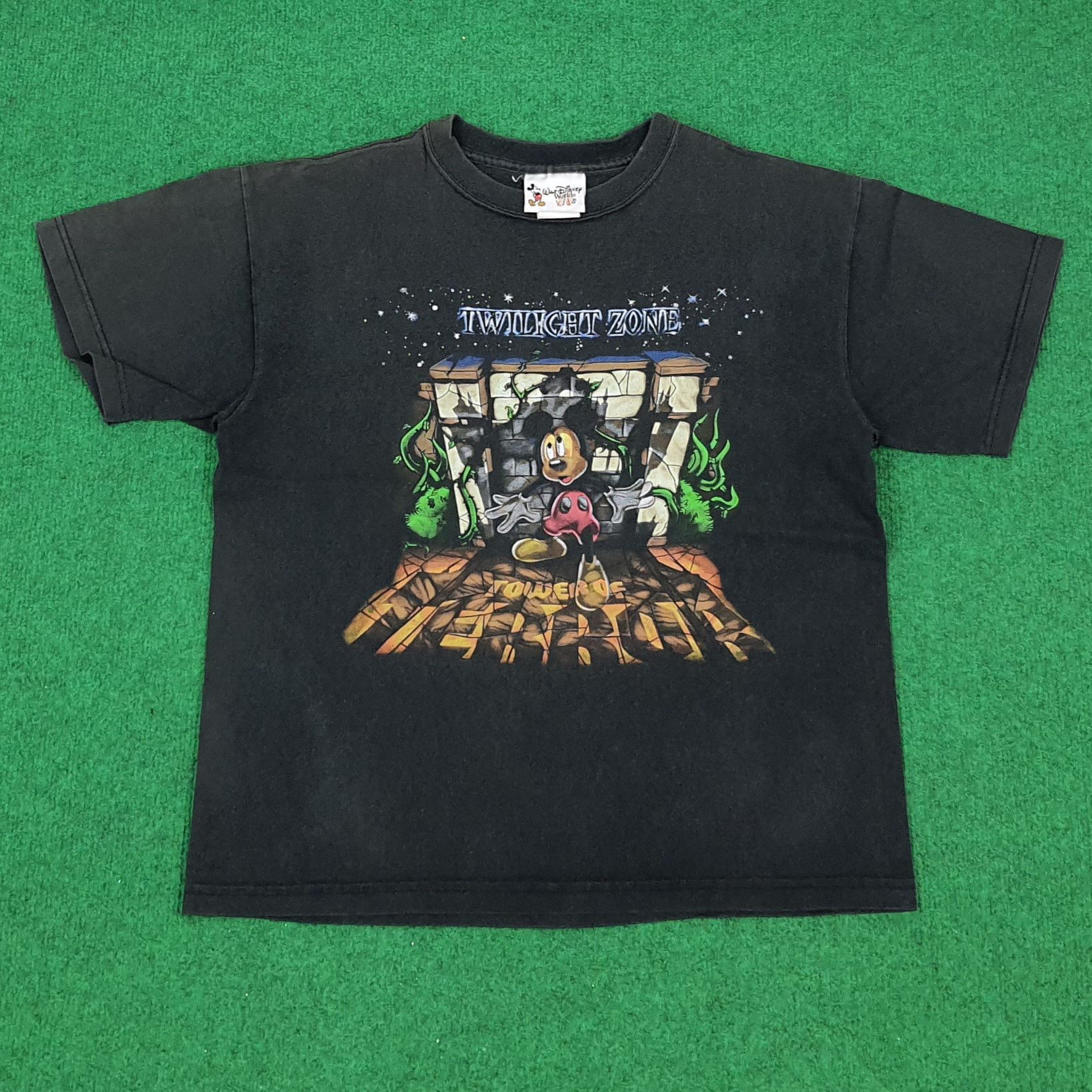 Disney × Mickey Mouse × Vintage Vintage Disney Mickey Mouse Twilight Zone Kids Tshirt Size US L / EU 52-54 / 3 - 1 Thumbnail